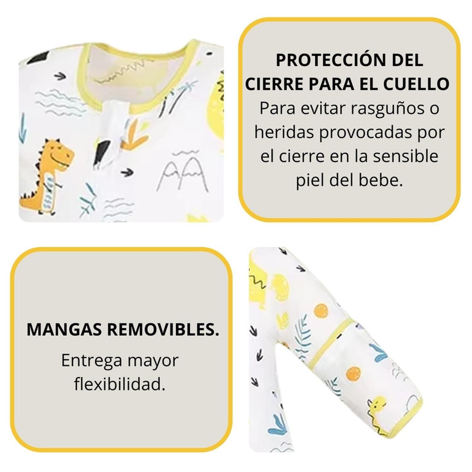 Saquito Dormir Bebe Tog 1,0 Con Pie Algodon Liviano Saurios-1