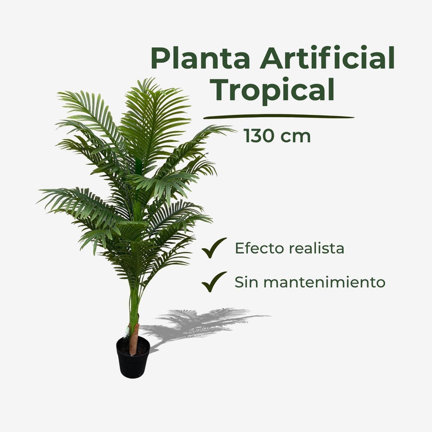 Planta Artificial Palmera Areca Frondosa 130 cm-2