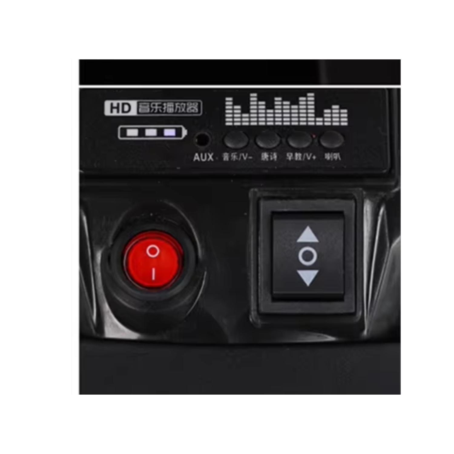 Cuatrimoto Auto Electrico Bateria Infantil Luz Sonido Roja-2