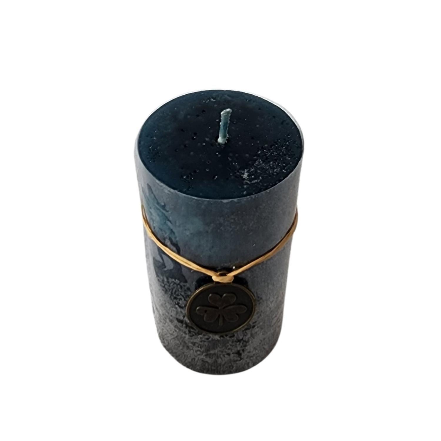 Cirio Vela Velon Alto 10cm. Dos Unidades Aromaticos Azul-3