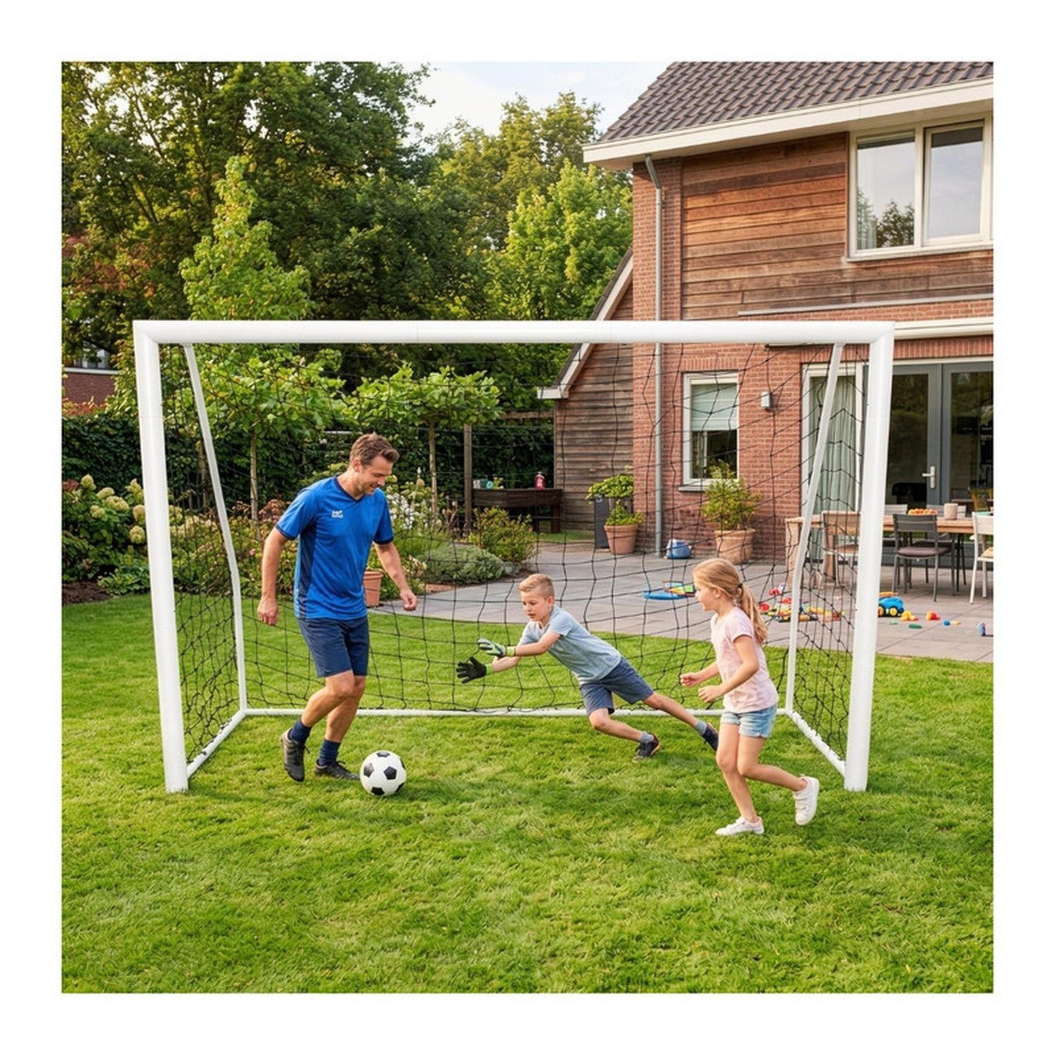 Arco De Fútbol Grande Metálico 300x200 Cm-6