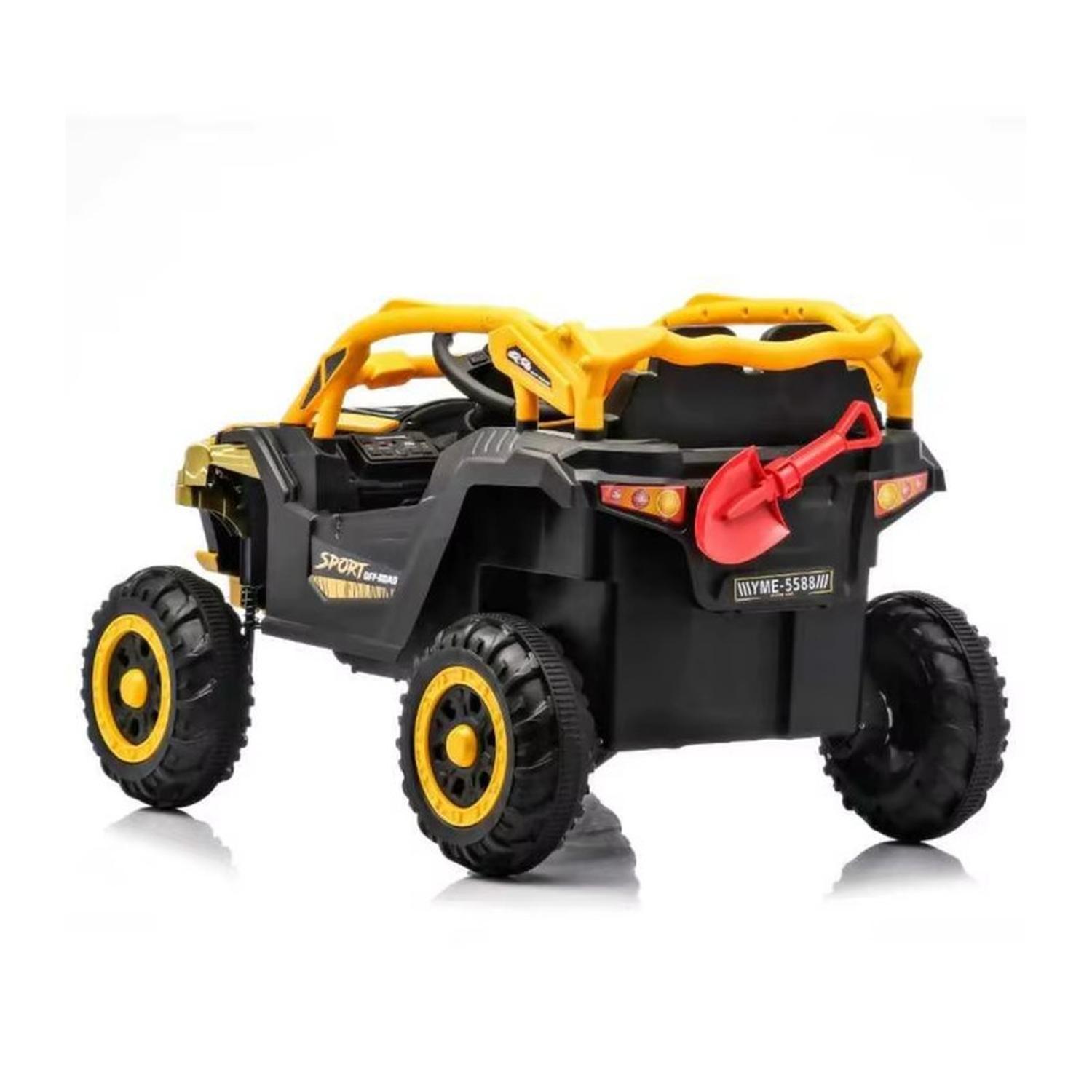 Auto Eléctrico Infantil Buggy Nitro Batería Control Amarillo-7