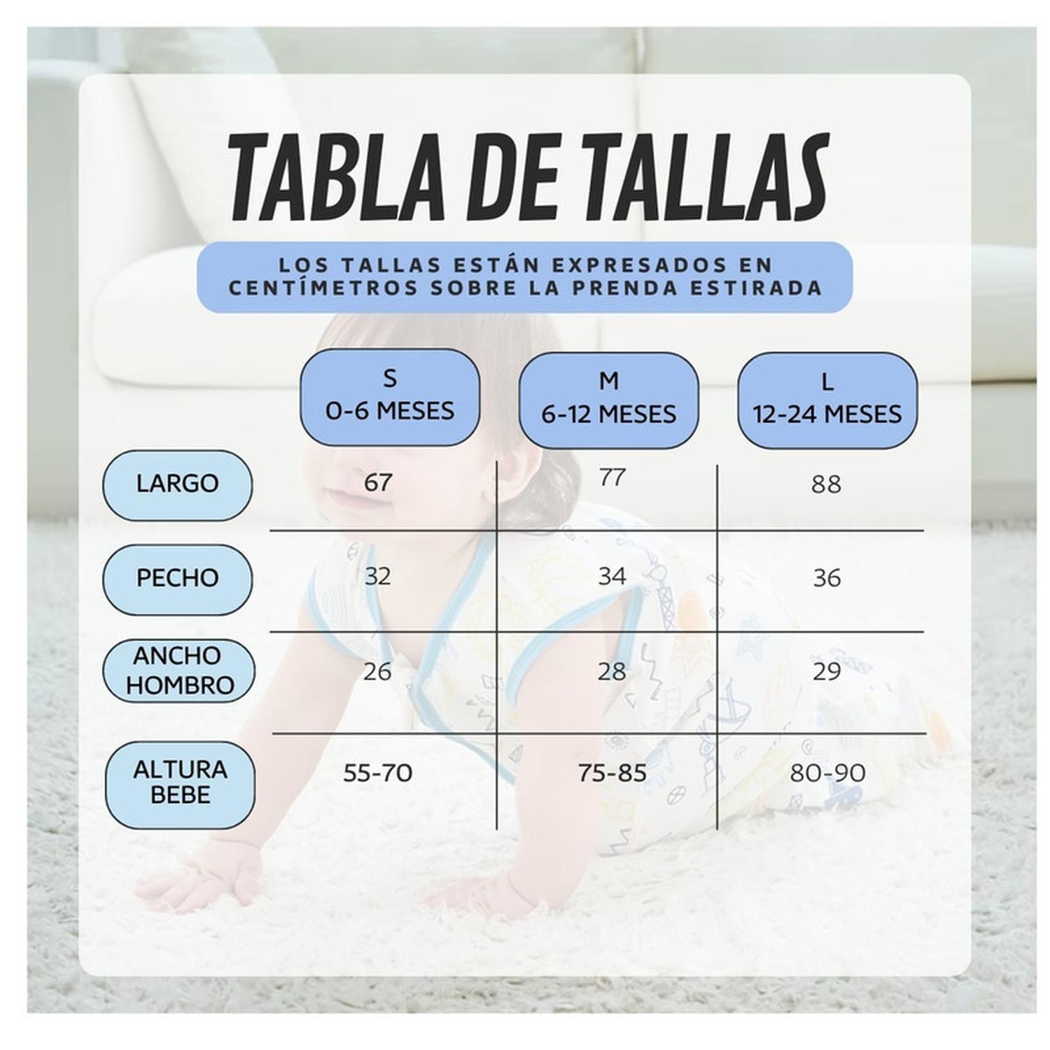 Saquito Dormir Bebe Tog 0,5 Algodon Ultraliviano Ositos-4