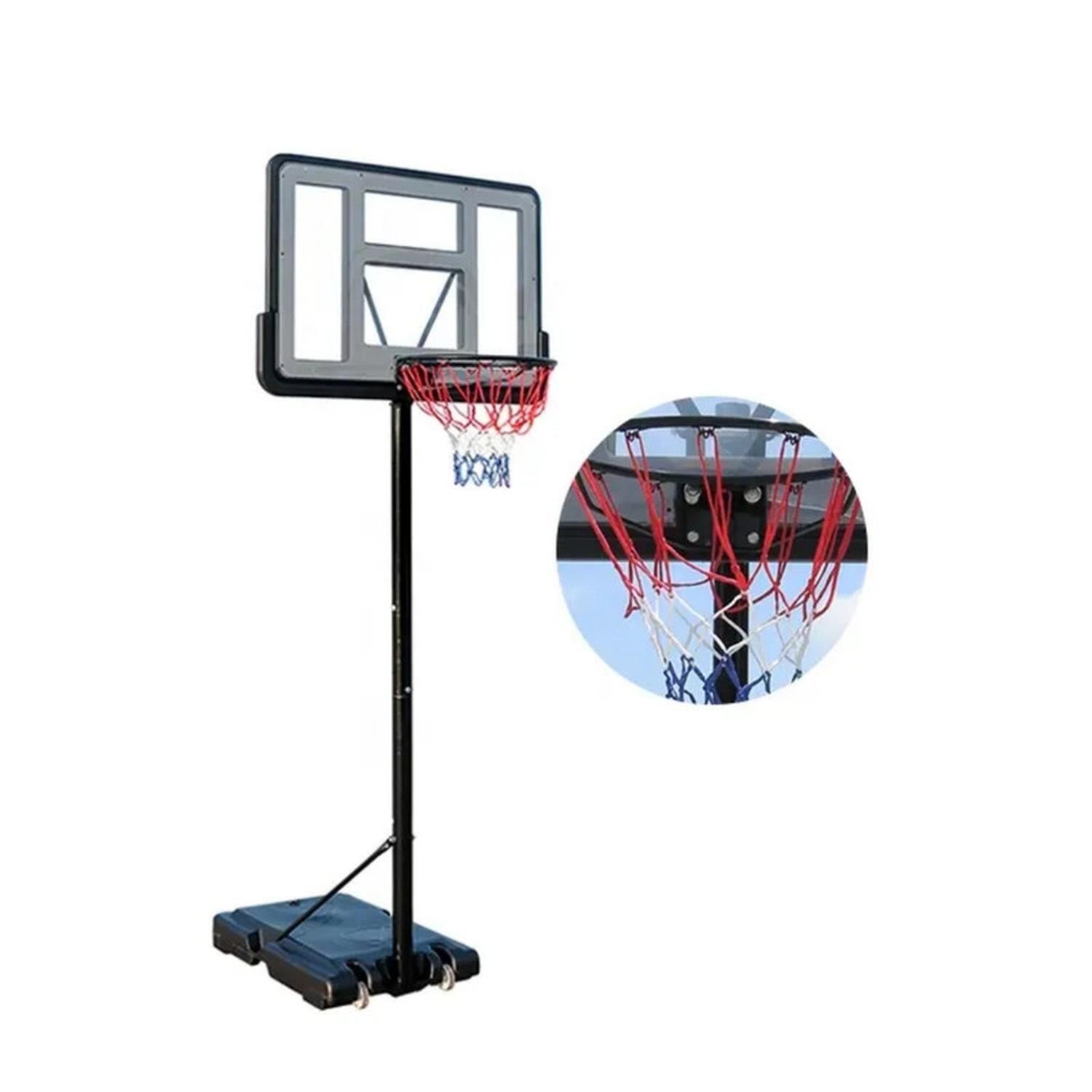 Aro Basquetbol Basketball Altura Regulable Portatil Red-5