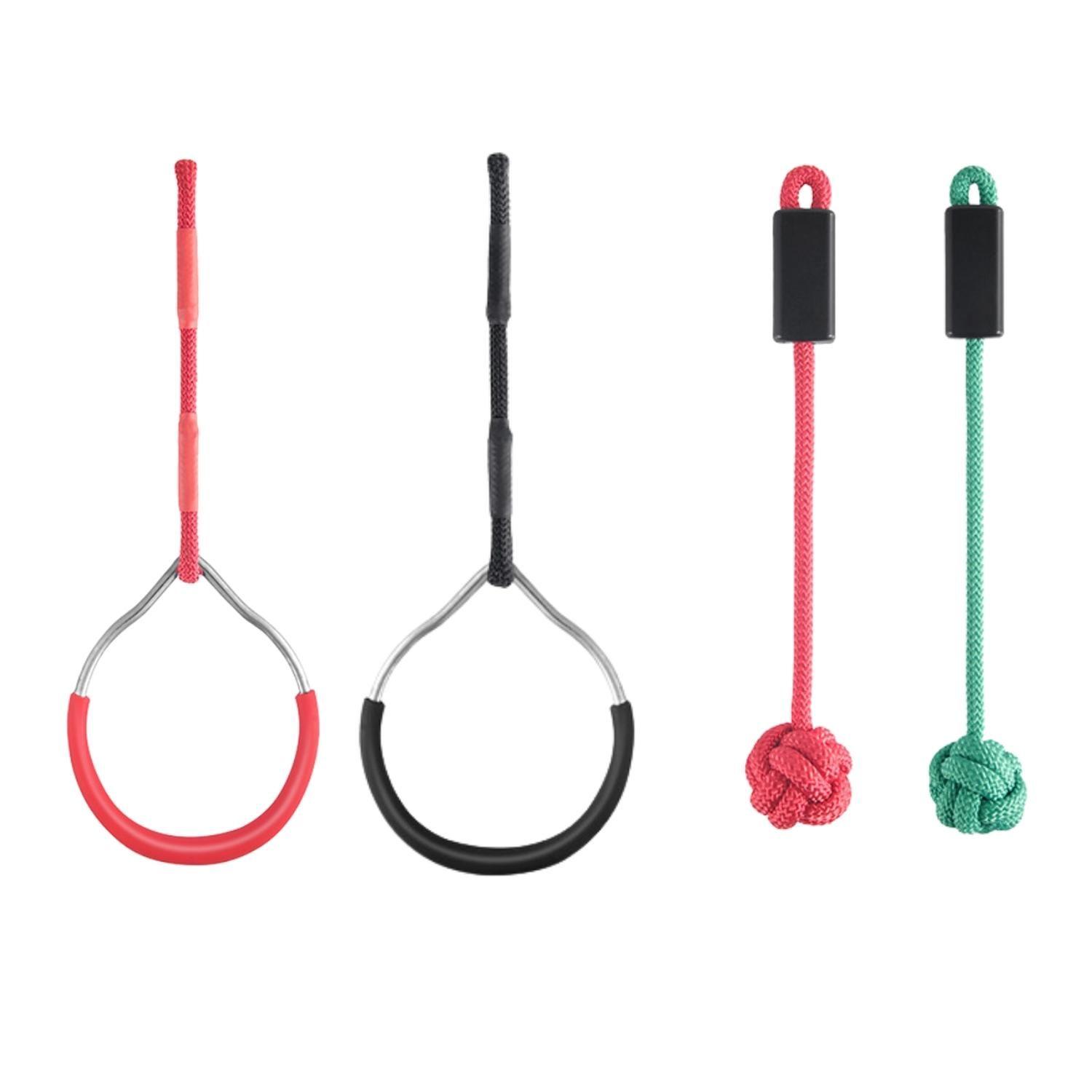 Juego Obstáculos 6 Kit Carrera Ninja Warrior Slackline Niños-7
