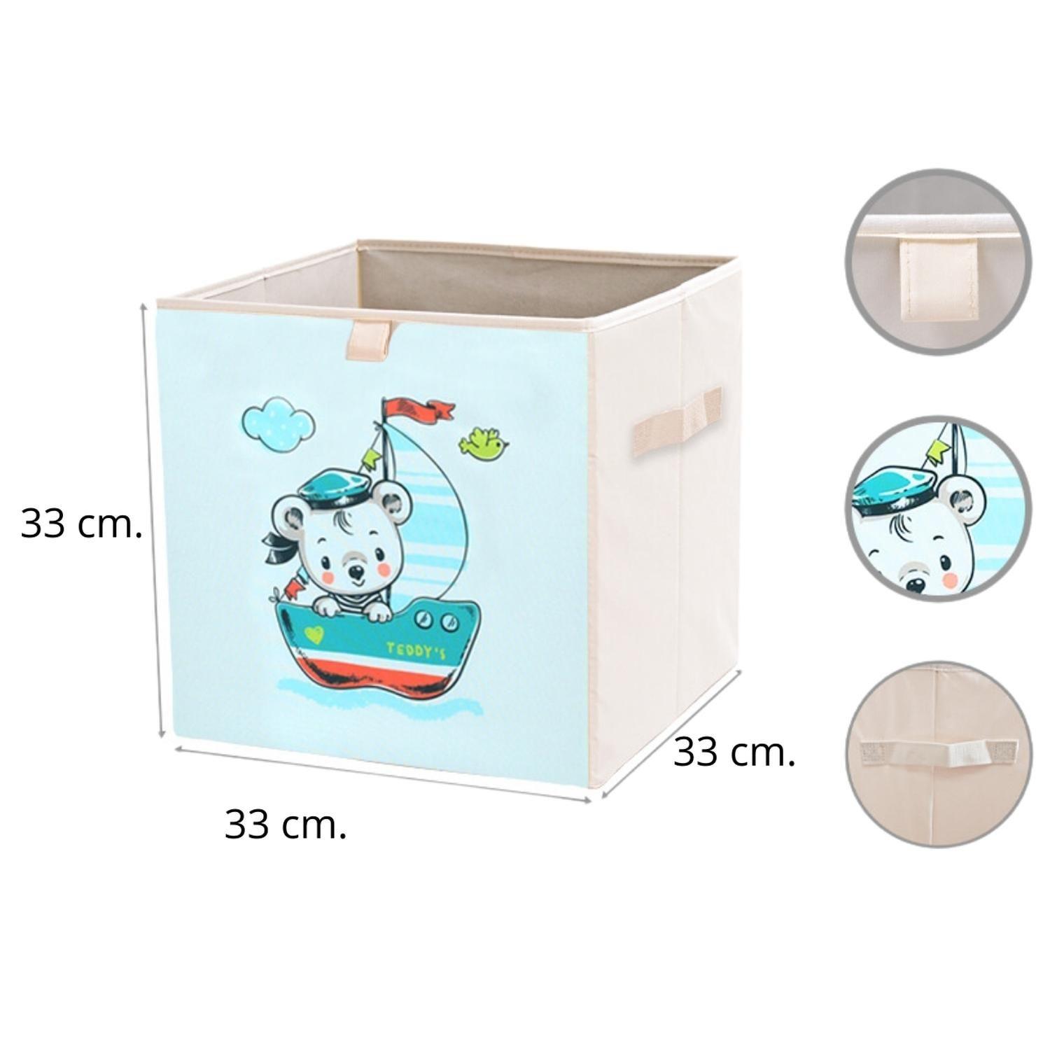 Caja Organizadora Juguetes Ropa Infantil Barquito-2