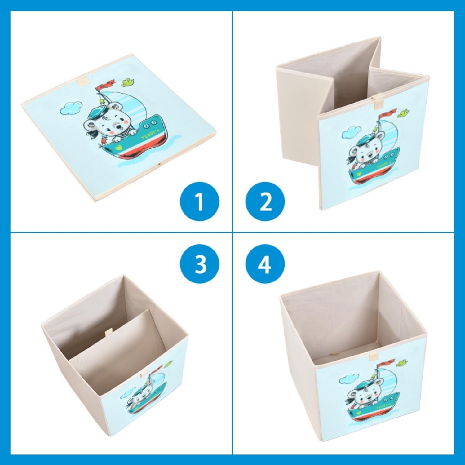 Caja Organizadora Juguetes Ropa Infantil Barquito-3