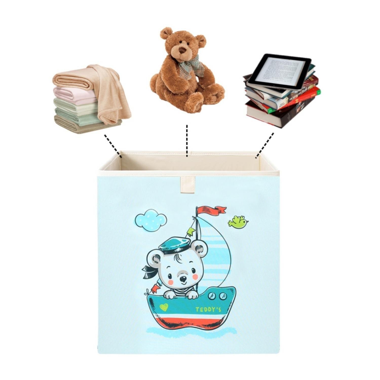 Caja Organizadora Juguetes Ropa Infantil Barquito-4