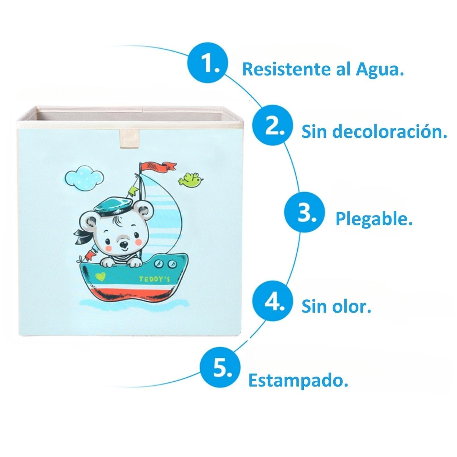 Caja Organizadora Juguetes Ropa Infantil Barquito-5