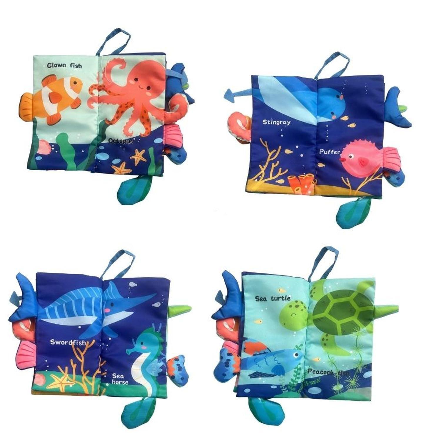 Pack 3 Libro Sensorial Colas 3D Interactivo Alto Contraste-1