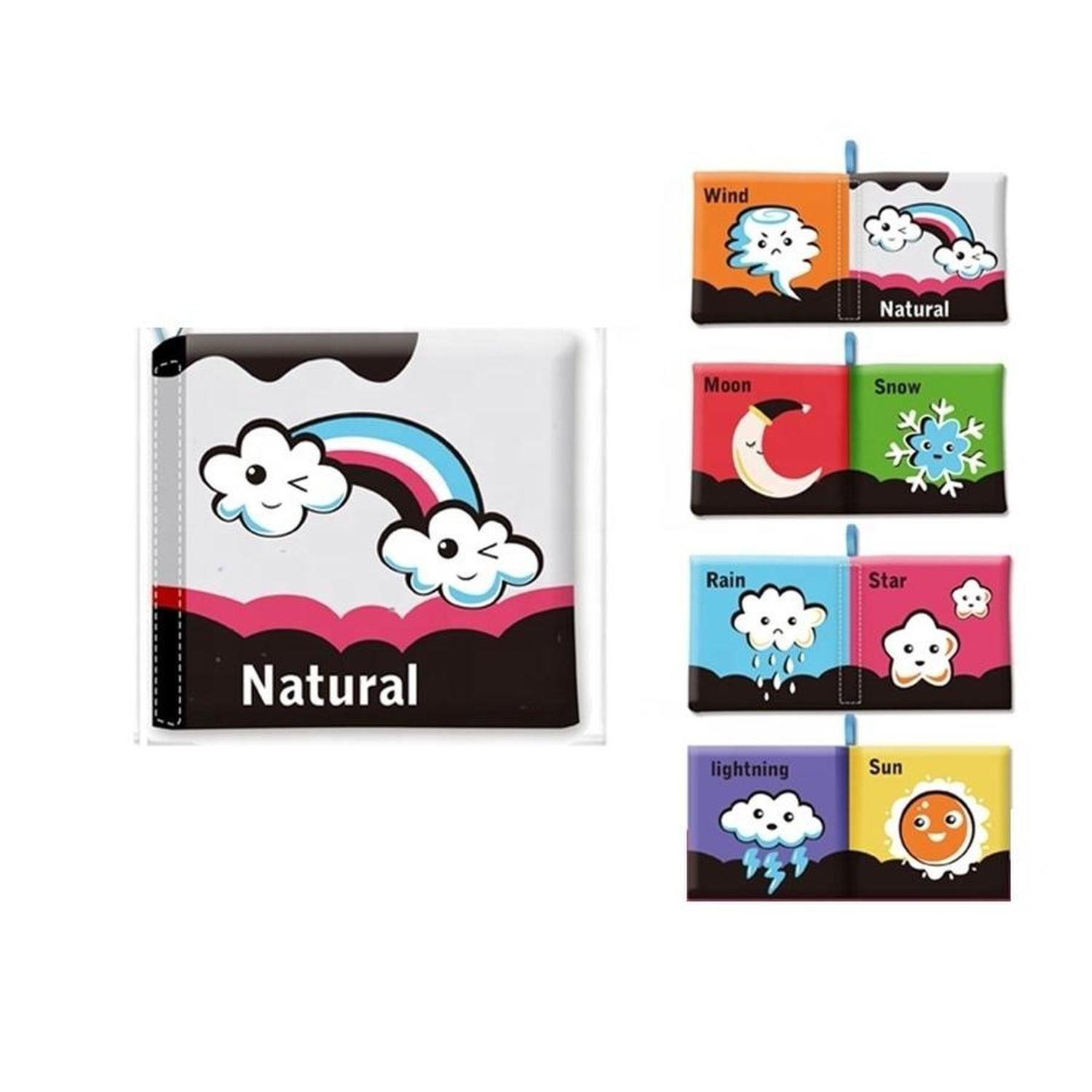 Pack 3 Libro Sensorial Colas 3D Interactivo Alto Contraste-2