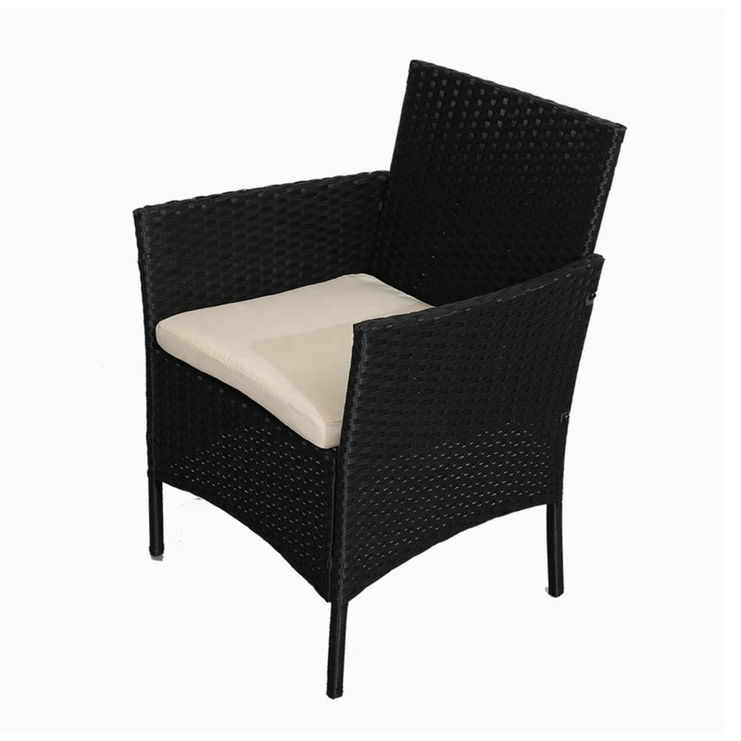 Juego De Terraza Living Ratán Sintético Sally 3 Piezas-5