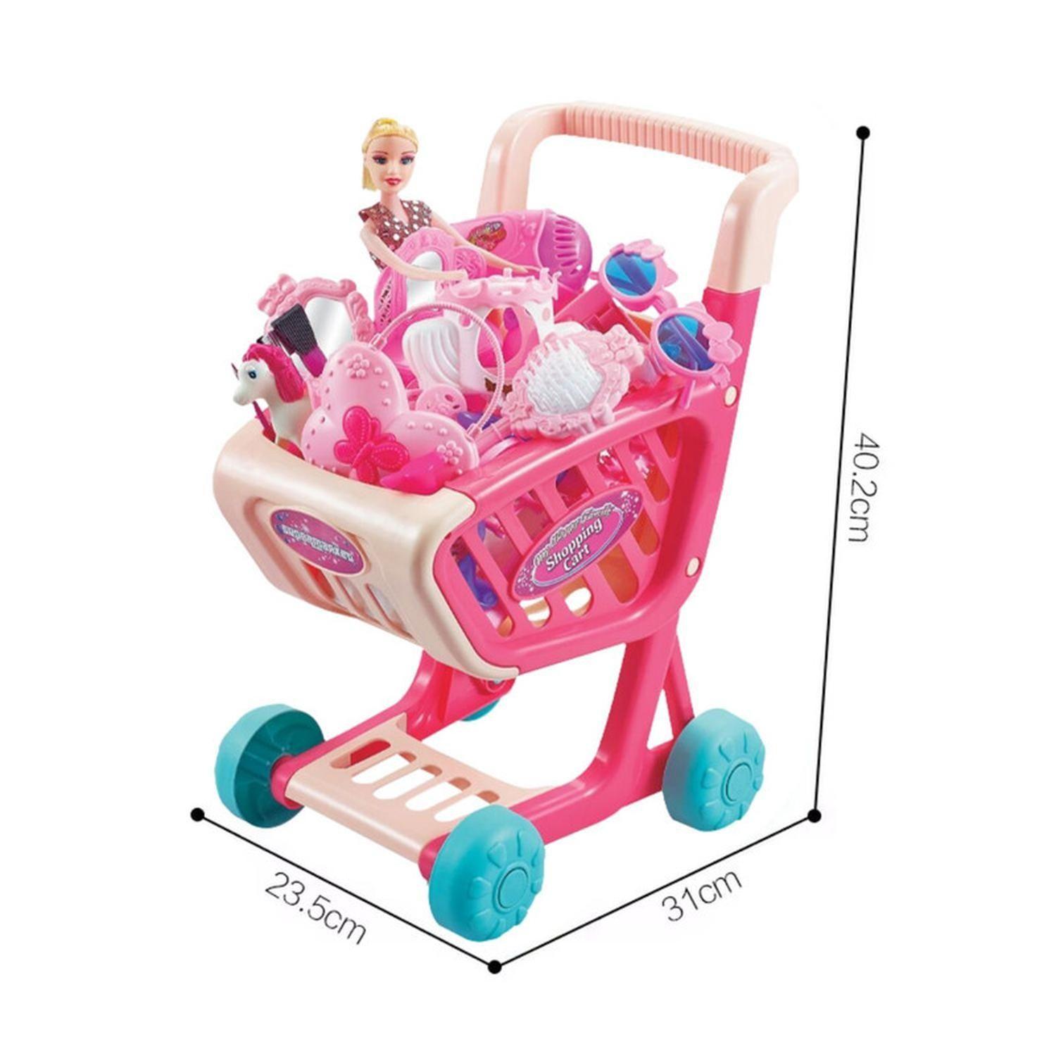 Carro Supermercado Juguete Carrito Compras 28 Piezas-2