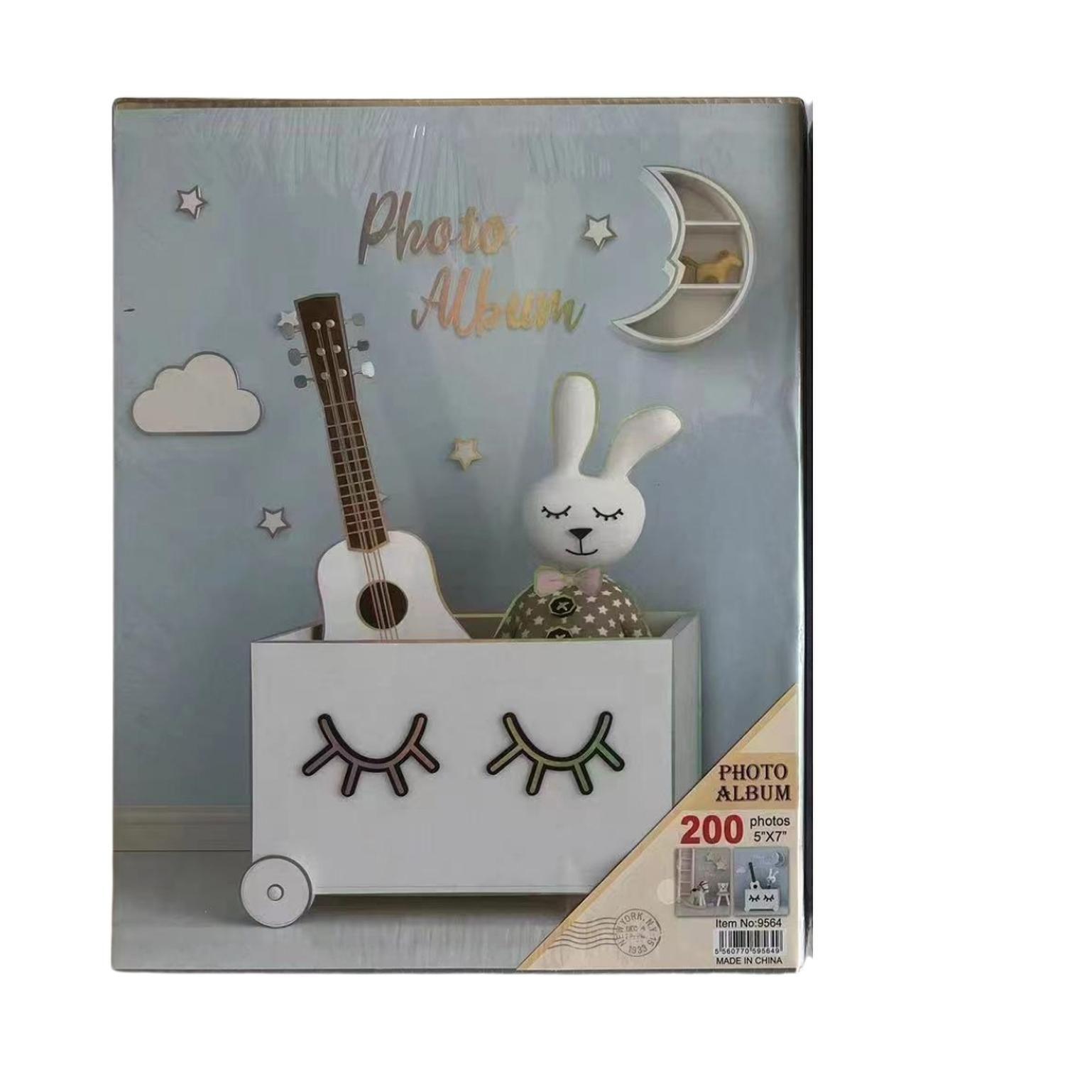 Album Foto 13x18 Bebe Infantil Diseño Luna Celeste 200 Fotos-0