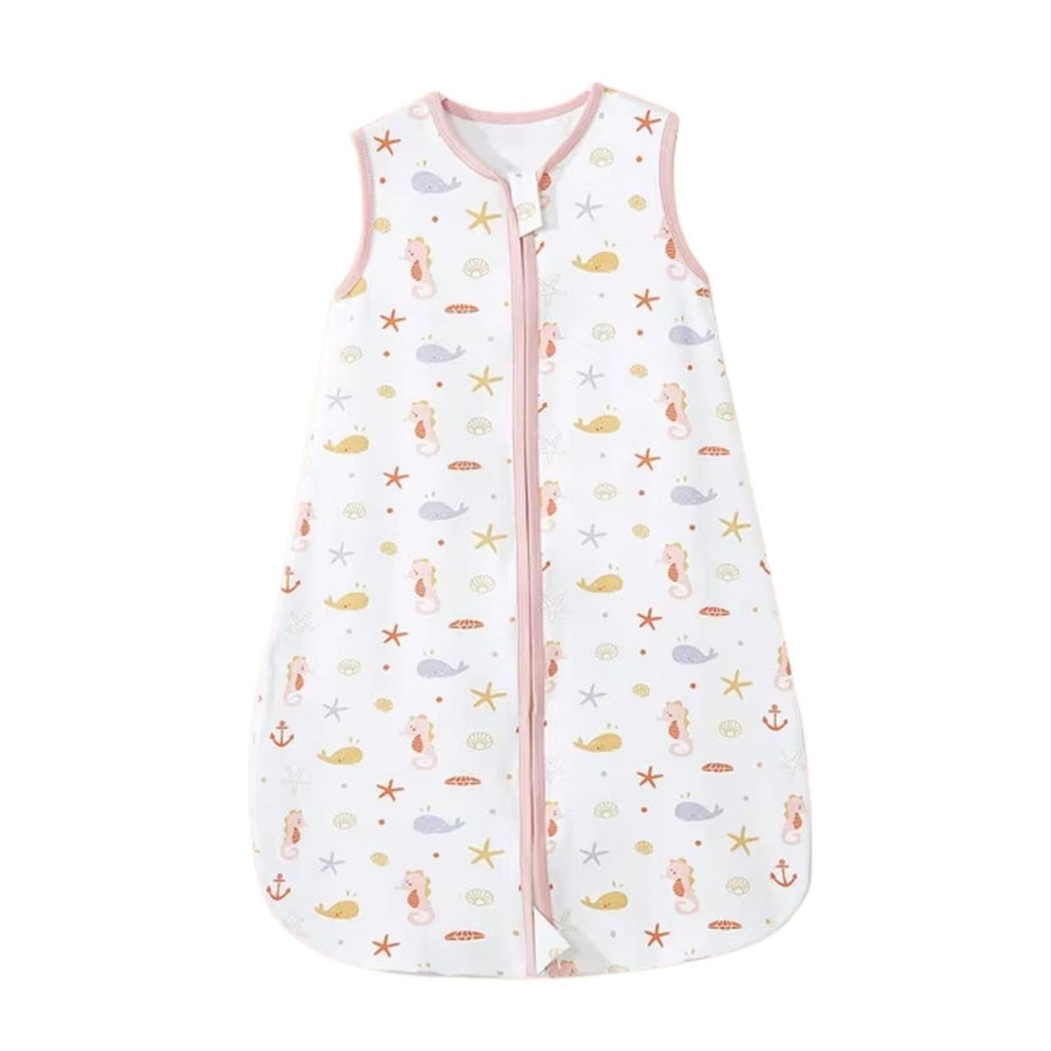 Saquito Dormir Bebe Tog 0,5 Algodon Ultraliviano Ballenitas-0