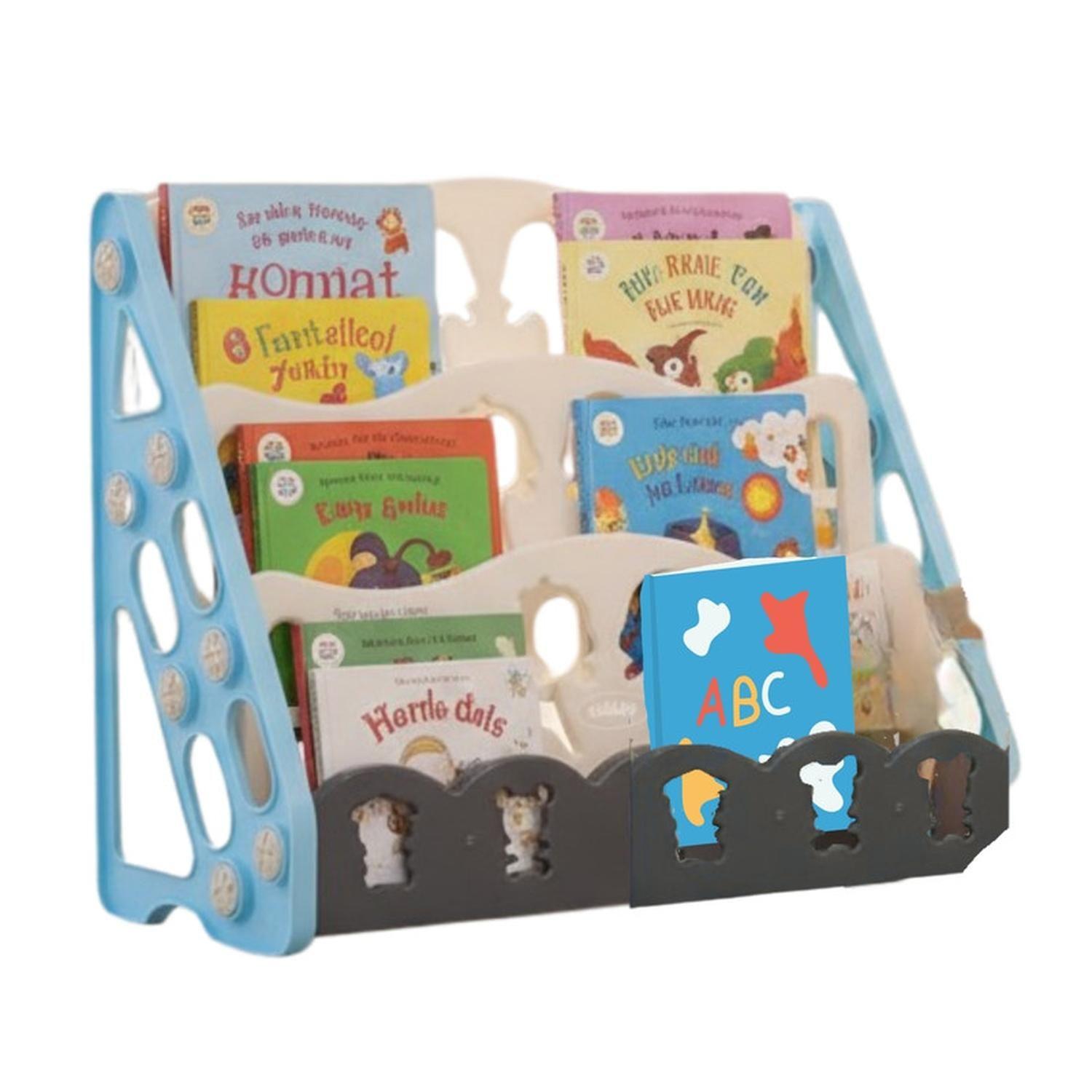 Biblioteca Infantil Estante Organizador Libros 3 Niveles-3