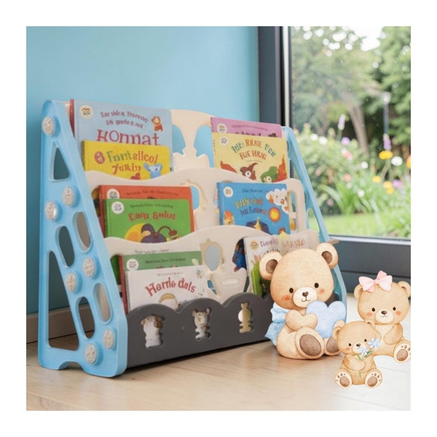 Biblioteca Infantil Estante Organizador Libros 3 Niveles-6