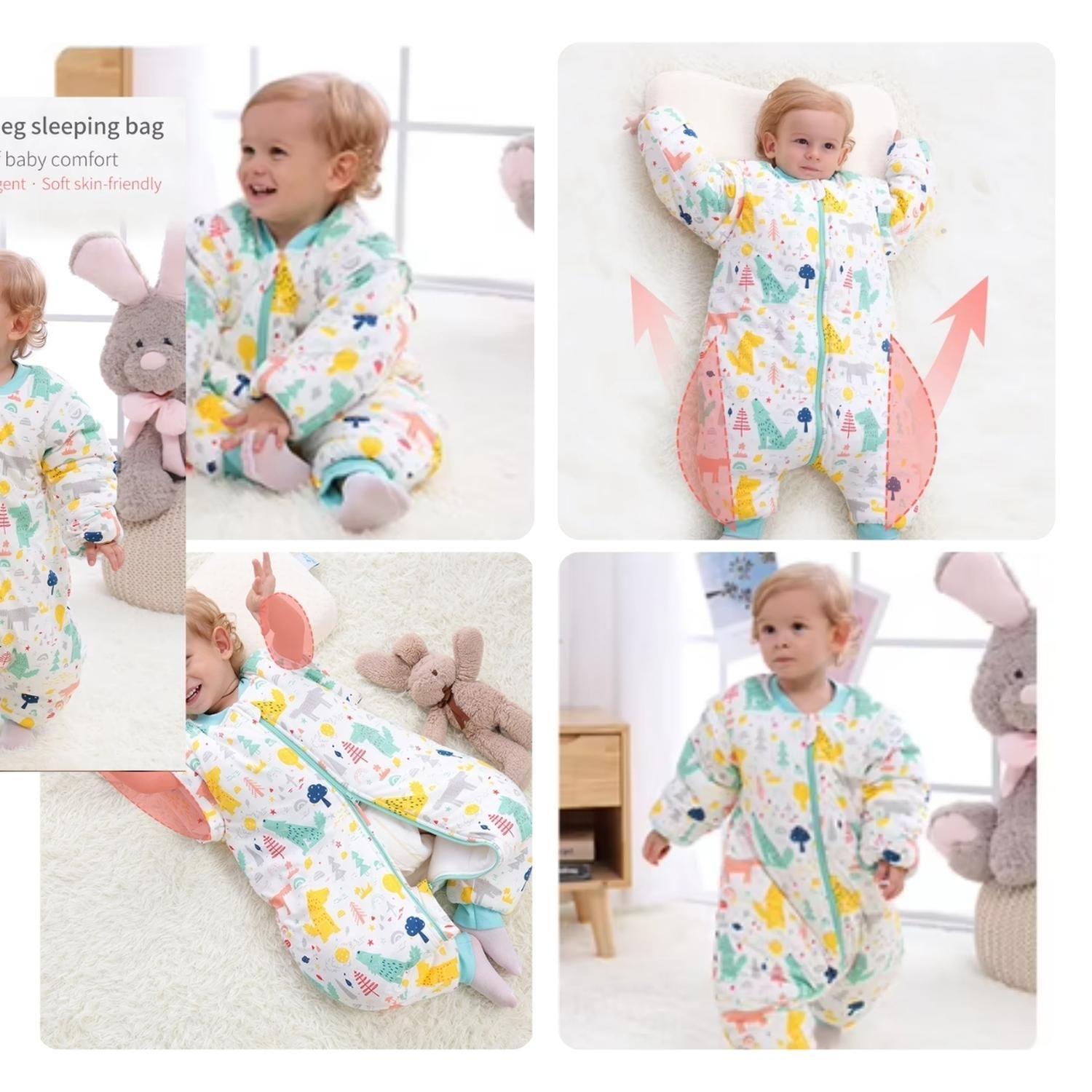 Saquito De Dormir Bebe Pijama Con Pie Tog 1.5 Saco Dormir-4