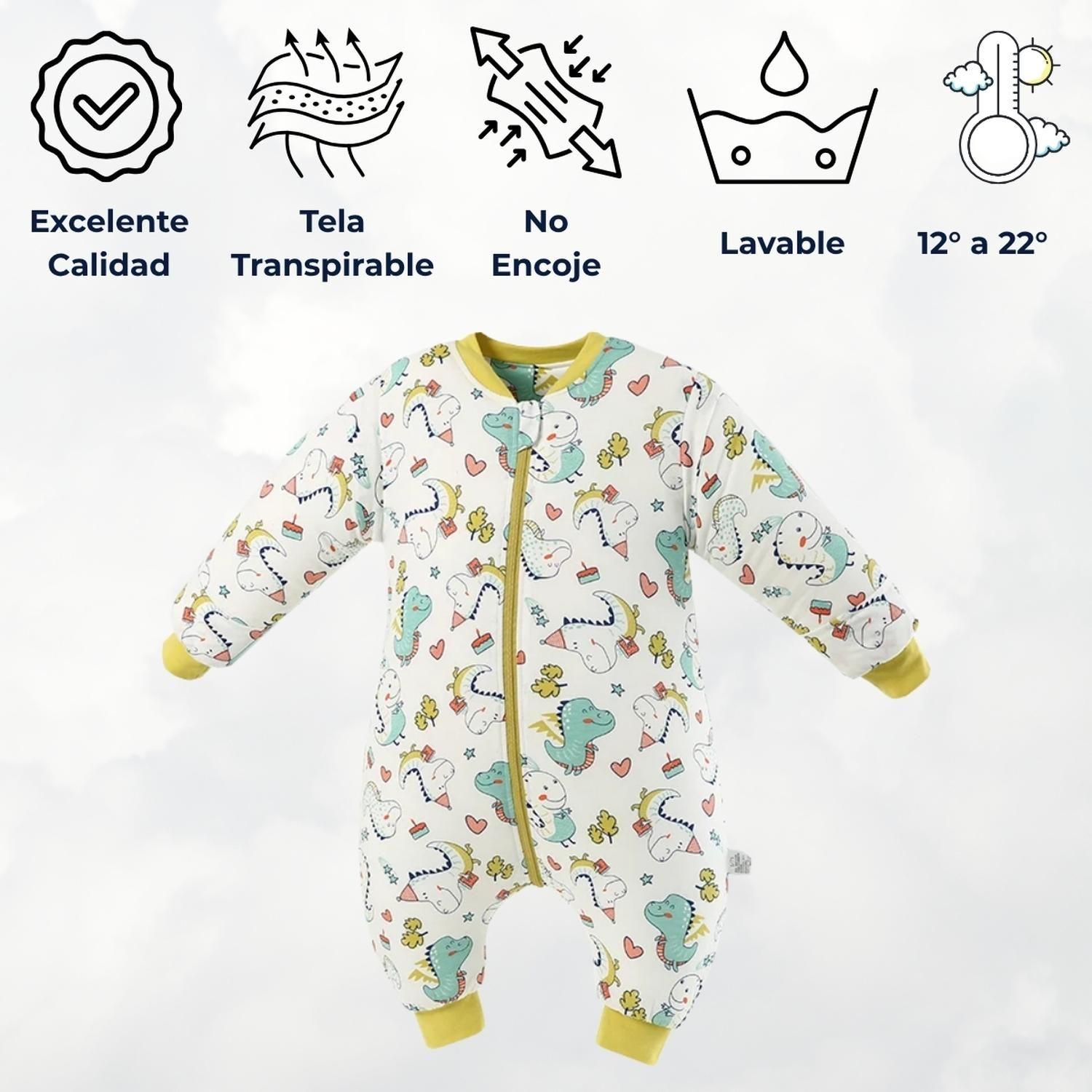 Saquito De Dormir Bebe Pijama Con Pie Tog 1.5 Saco Dormir-3