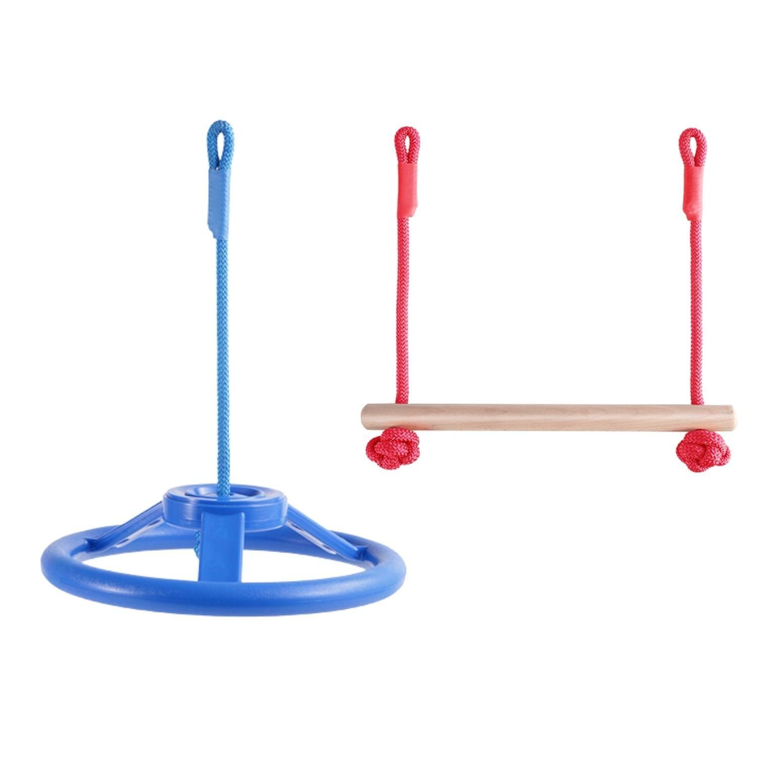 Juego Obstáculos Niños Carrera 7 Kit Ninja Warrior Slackline-7