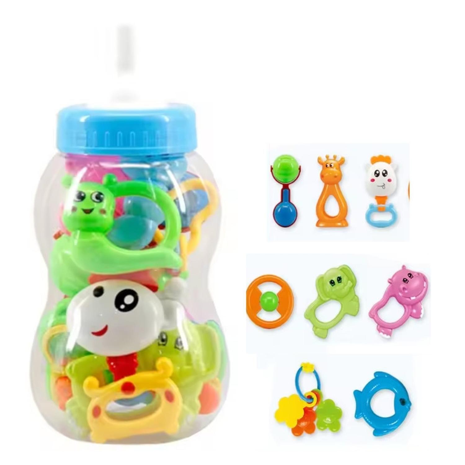Set Regalo Sensorial Bebe Recien Nacido Niño #4 en Caja 5 Piezas-7