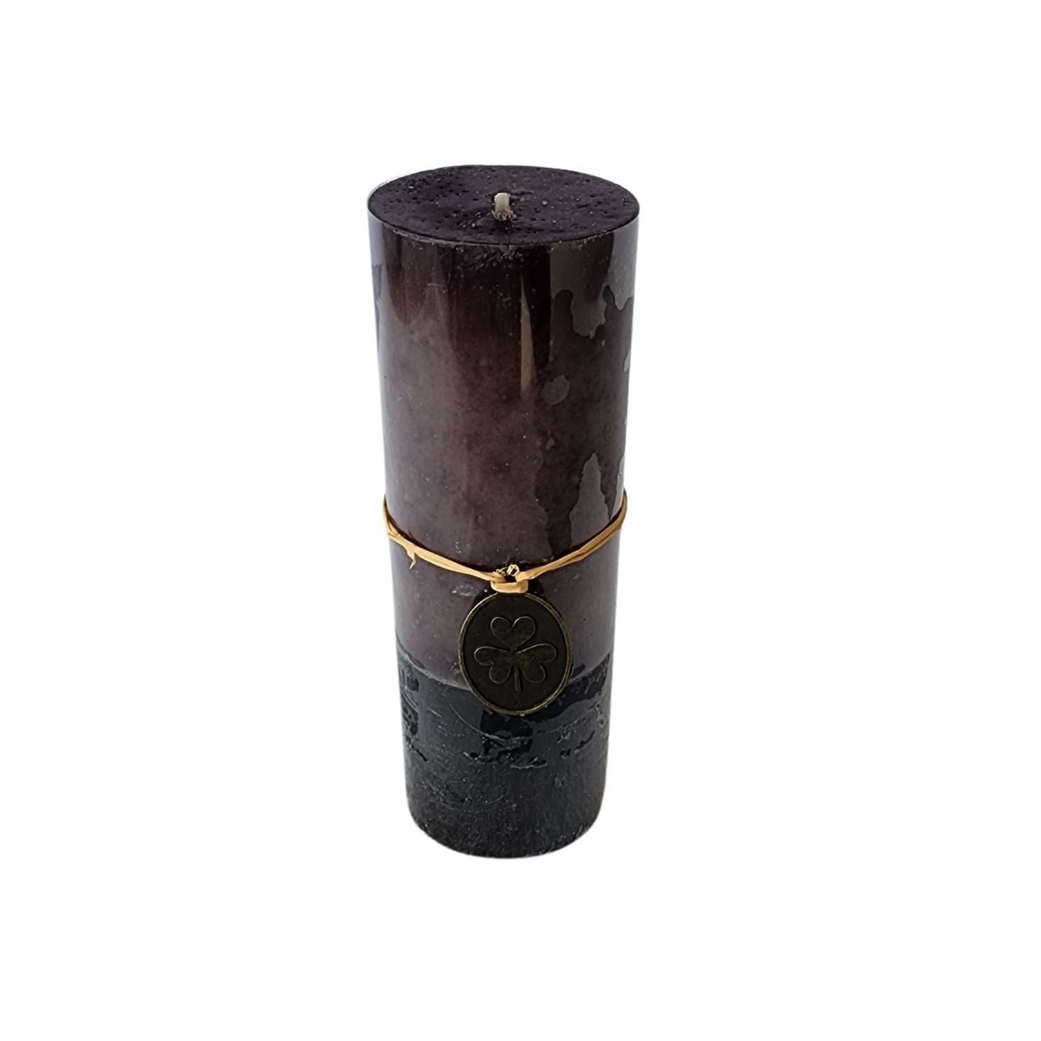 Vela Velon Cirio Alto 15cm. Aromatico Pack 2 Unidades Negro-2