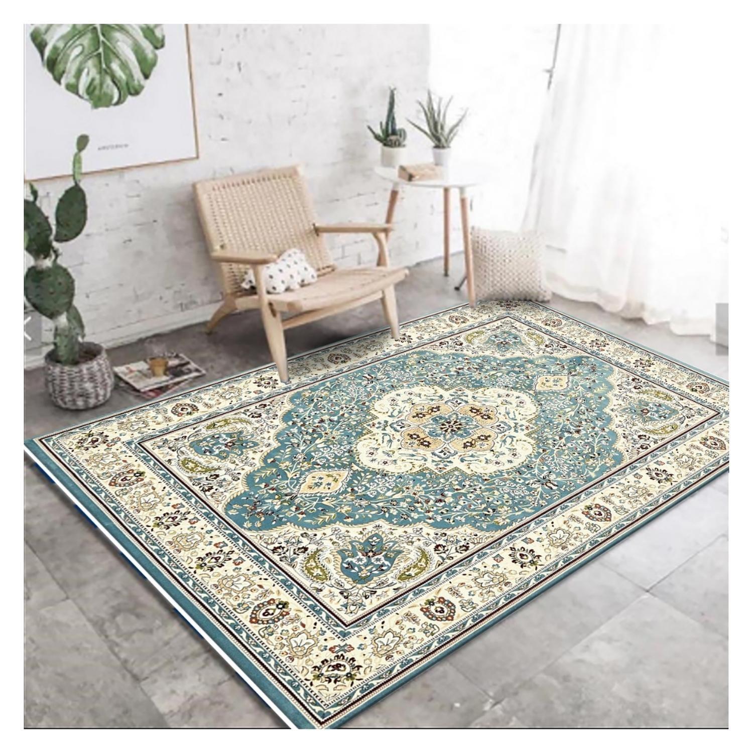 Alfombra Living Grande 150X200 Cm. Turquaz Tapete Sala 3D-0
