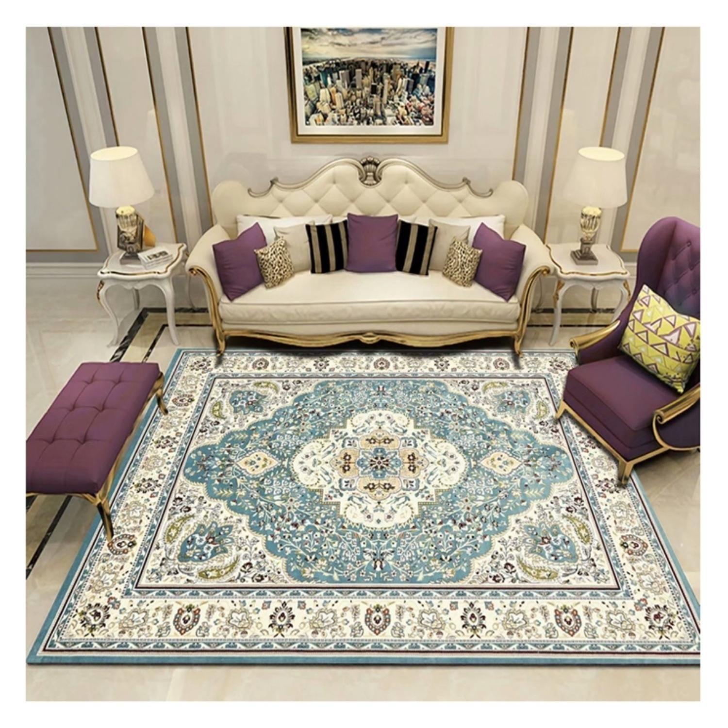 Alfombra Living Grande 150X200 Cm. Turquaz Tapete Sala 3D-1