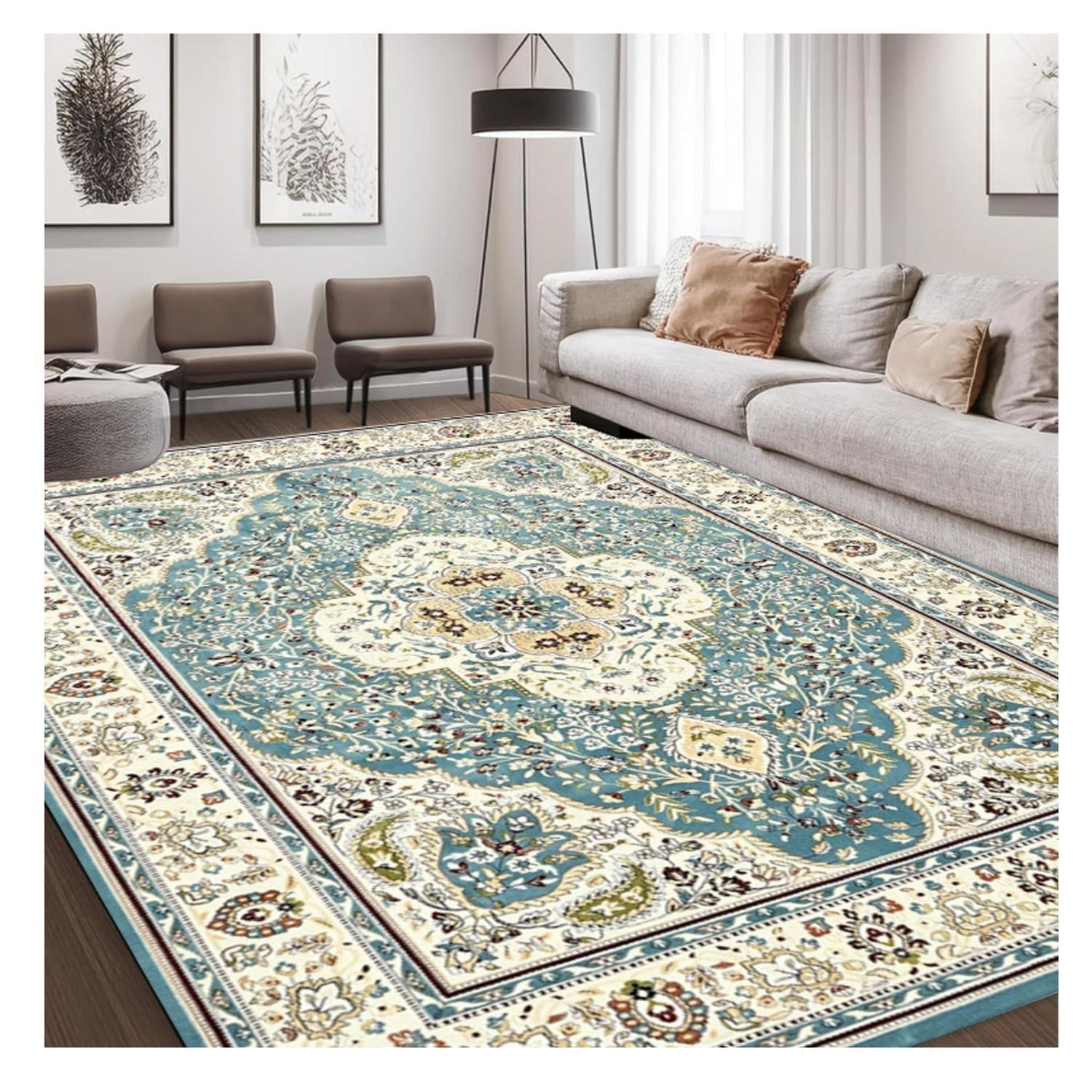 Alfombra Living Grande 150X200 Cm. Turquaz Tapete Sala 3D-6
