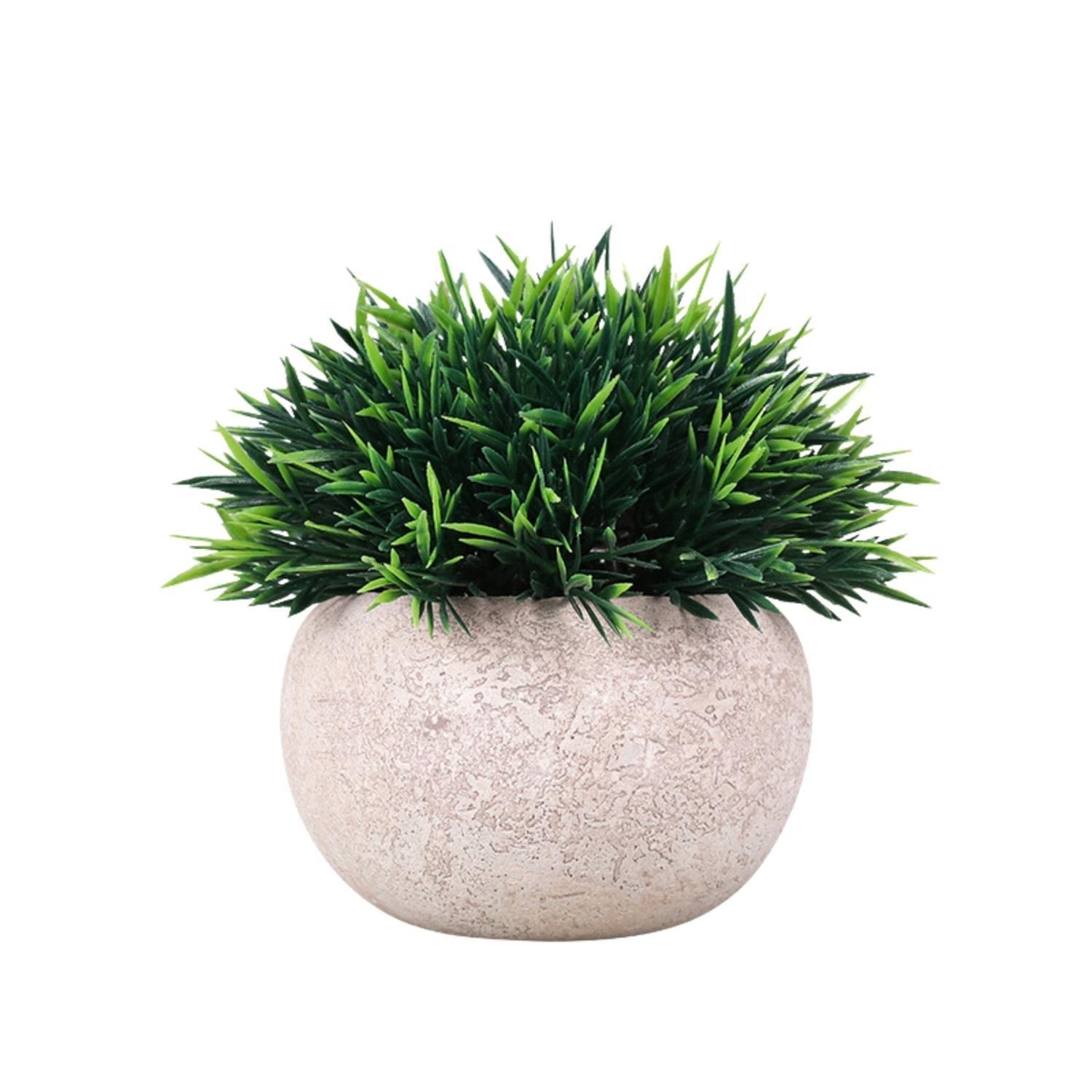 Plantas Artificiales Con Macetero Decoracion 3 Unidades-3