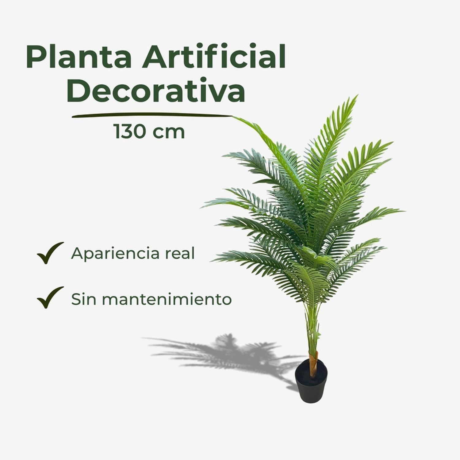 Planta Artificial Palmera Areca Decorativa 130 cm-2