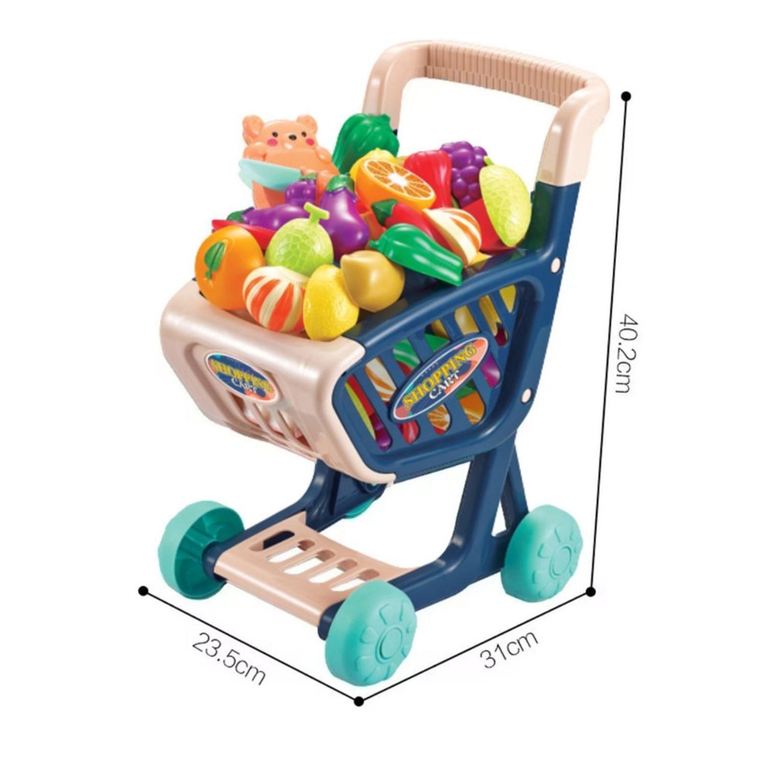 Carro Supermercado Juguete Carrito Compras 36 Piezas-5