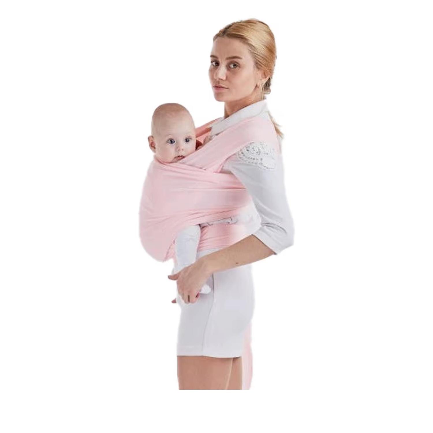 Fular Semielastico Portabebe Rosa Claro-0