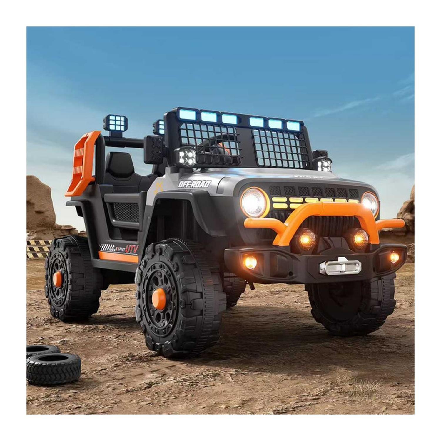 Auto Eléctrico Infantil Jeep Blaze Batería Control Gris-1