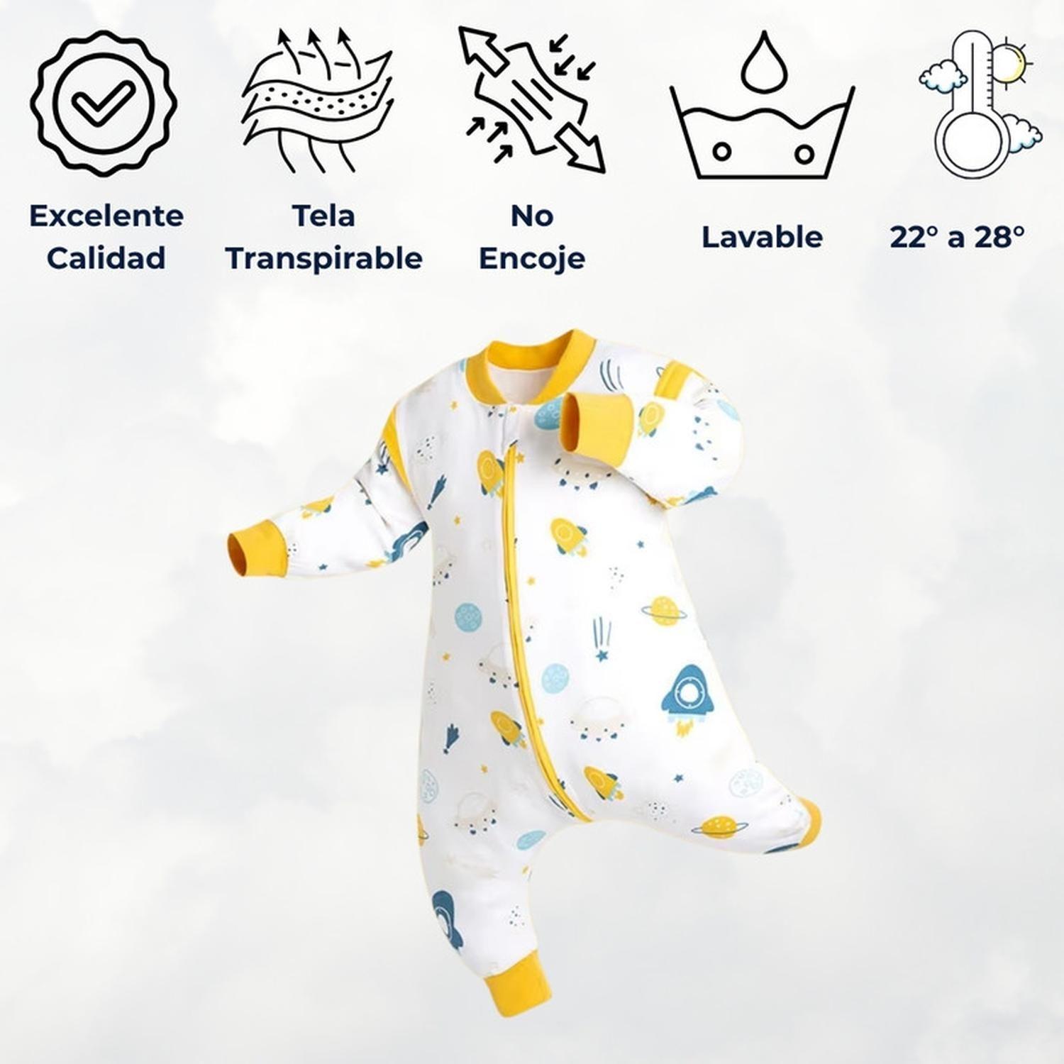 Saquito De Dormir Bebe Pijama Algodon Tog 1.0 Espacio-5