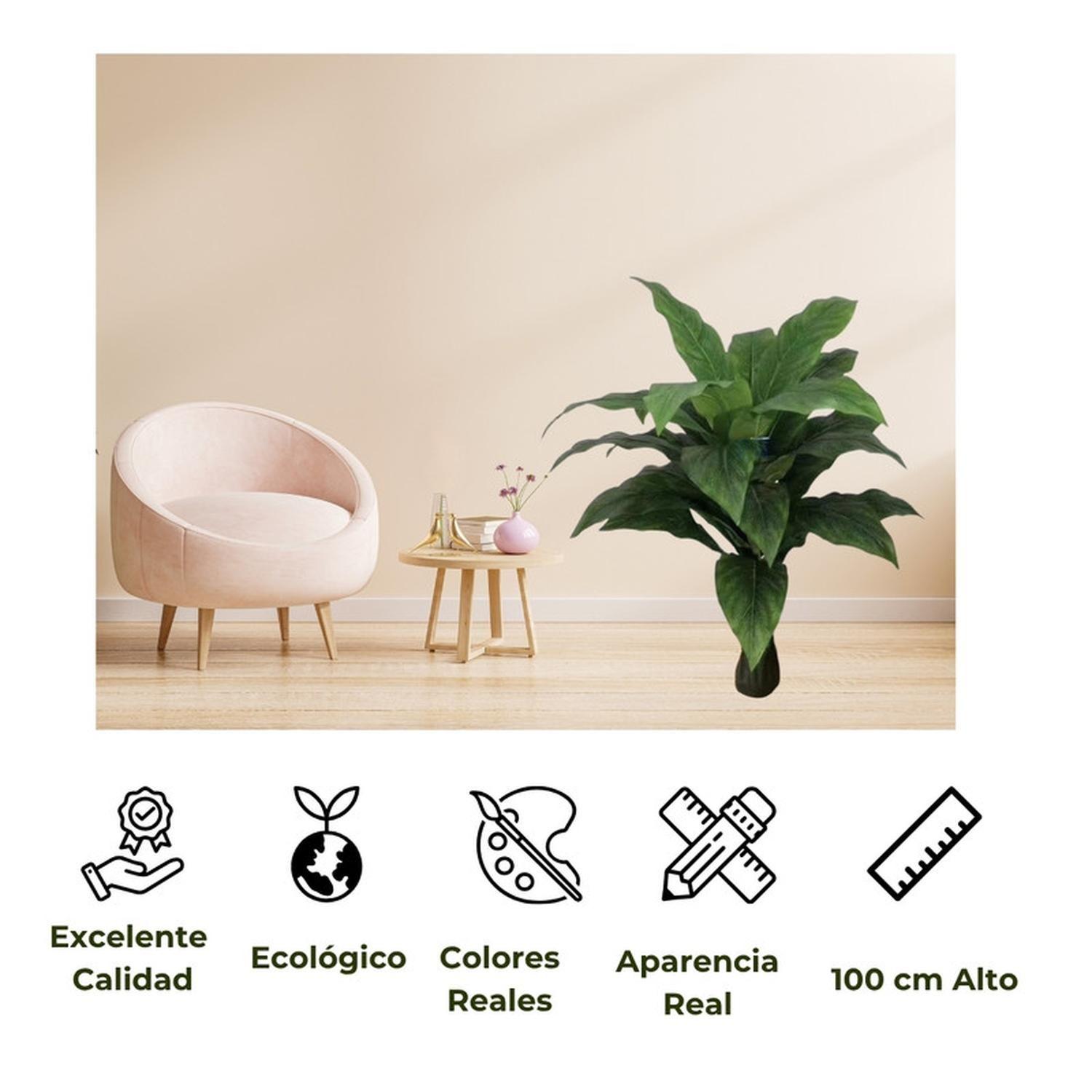 Planta Artificial Decorativa de Interior 100 cm de Alto-2