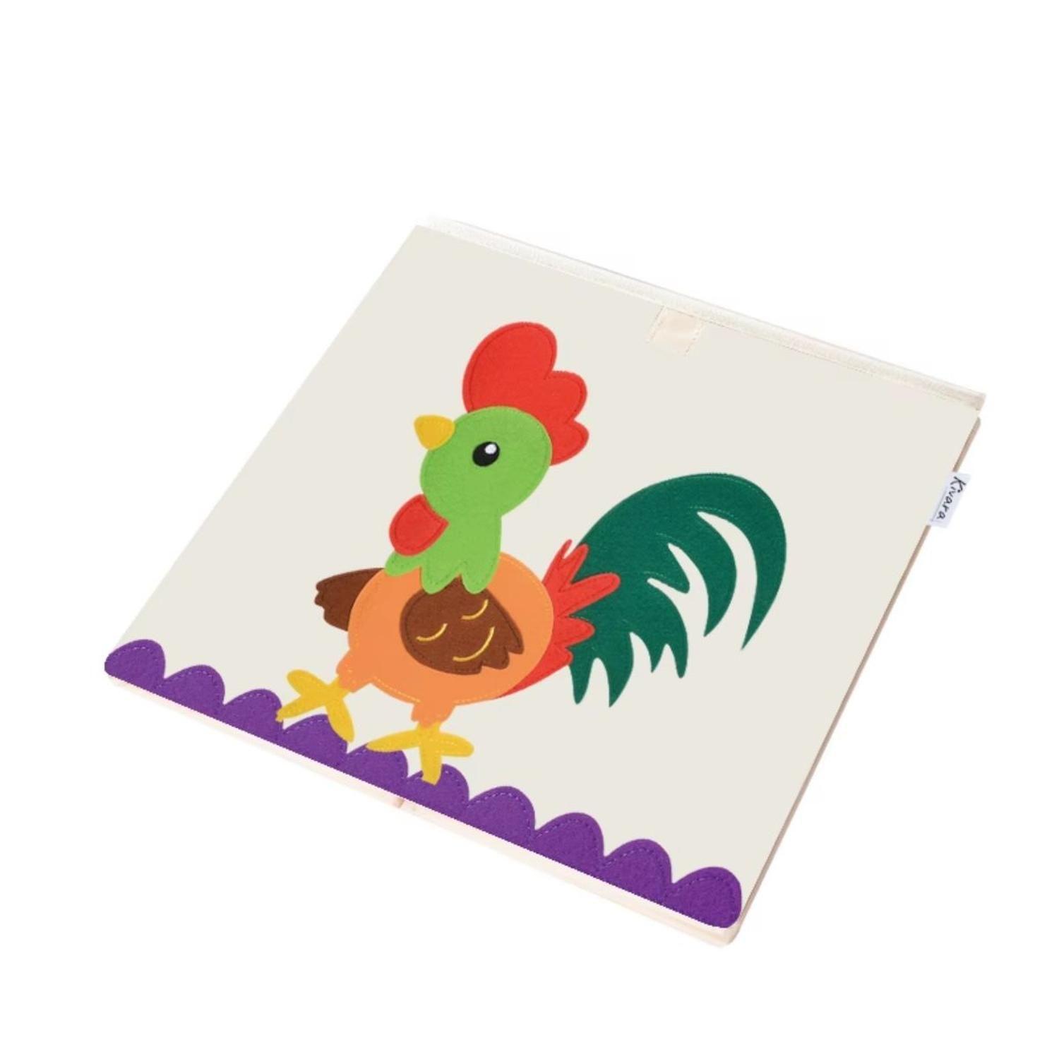 Caja Organizador Juguetes Ropa Infantil Kivara Gallo-2