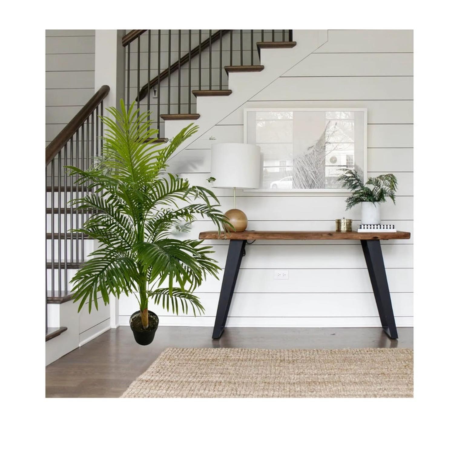 Planta Artificial De 160 Cm Tipo Palmera + Macetero-3
