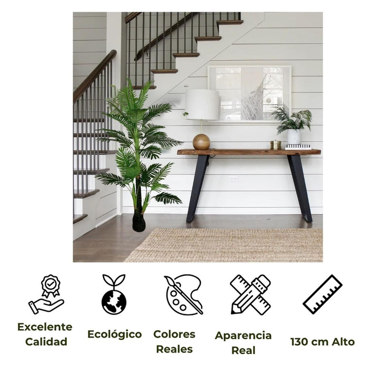 Planta Artificial Tipo Palmera. Altura: 130Cm-3