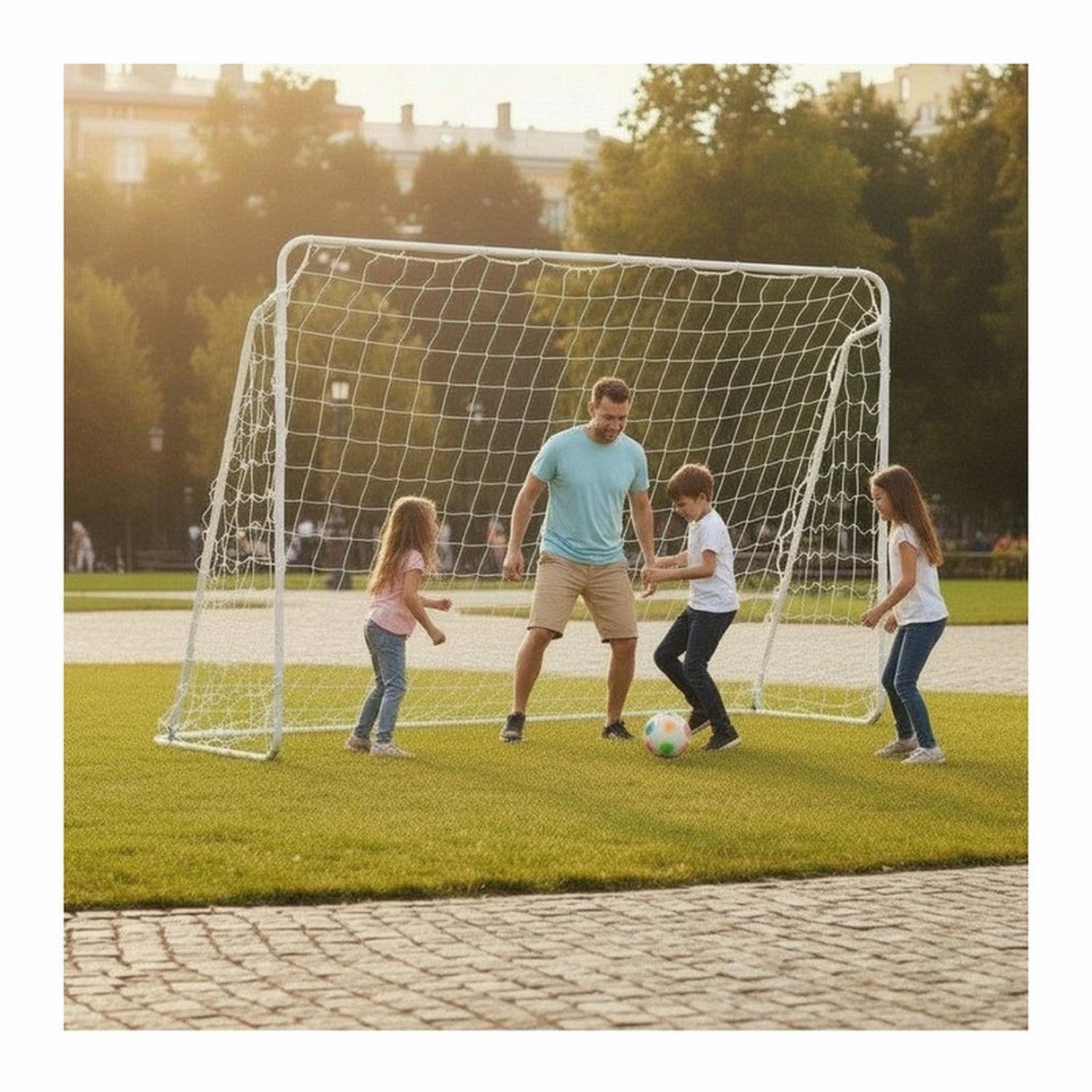 Arco De Fútbol Grande Metálico 302x207x120 Cm-1