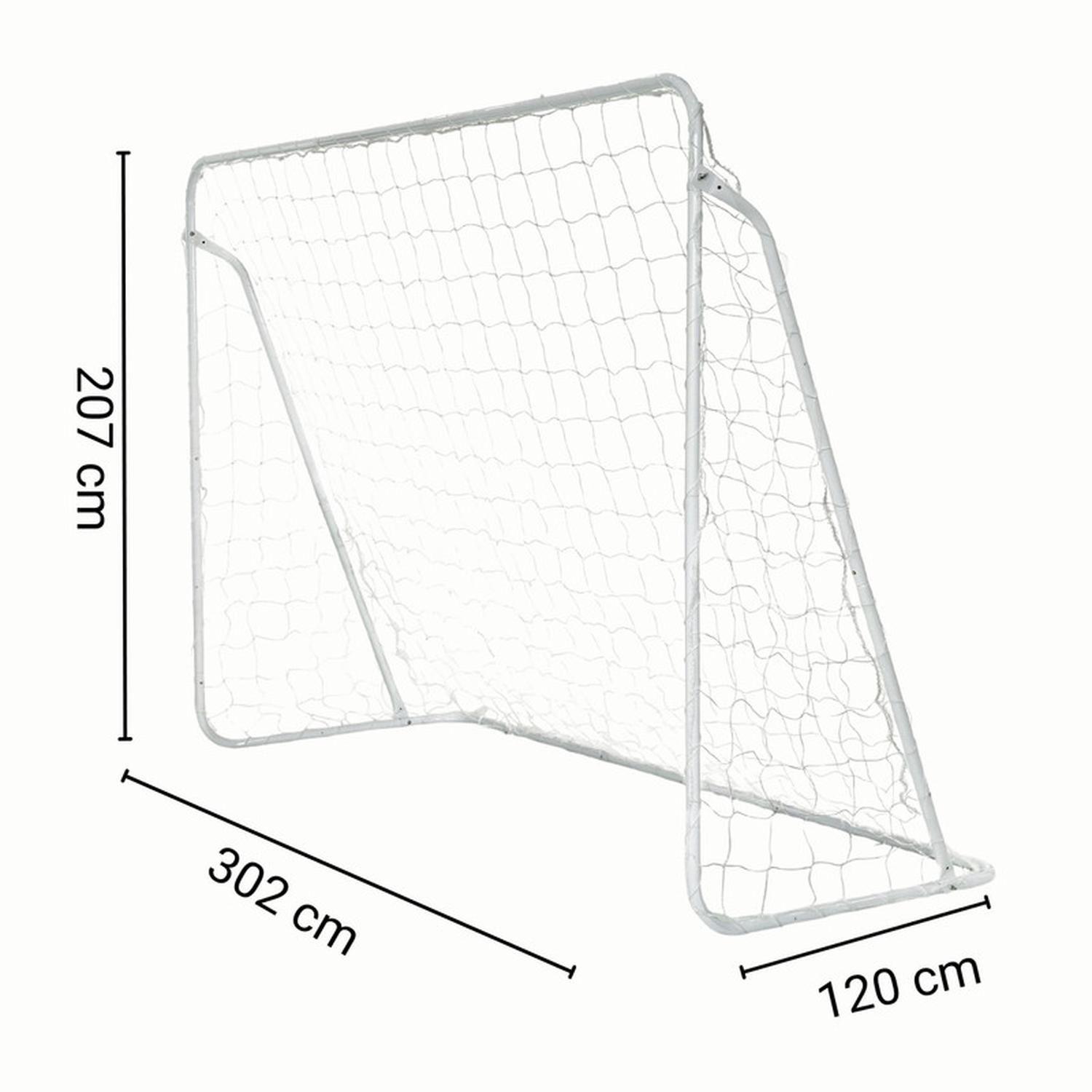Arco De Fútbol Grande Metálico 302x207x120 Cm-4