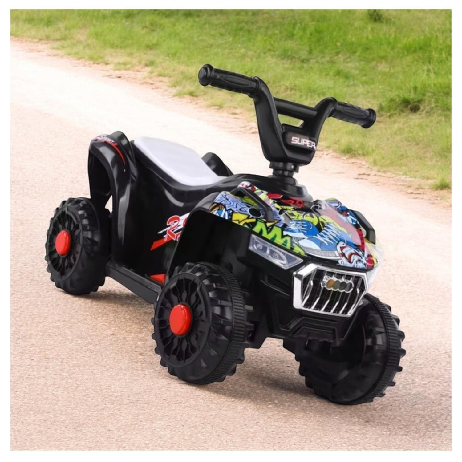 Cuatrimoto Auto Electrico Infantil Luz Sonido Bateria Yellow-2