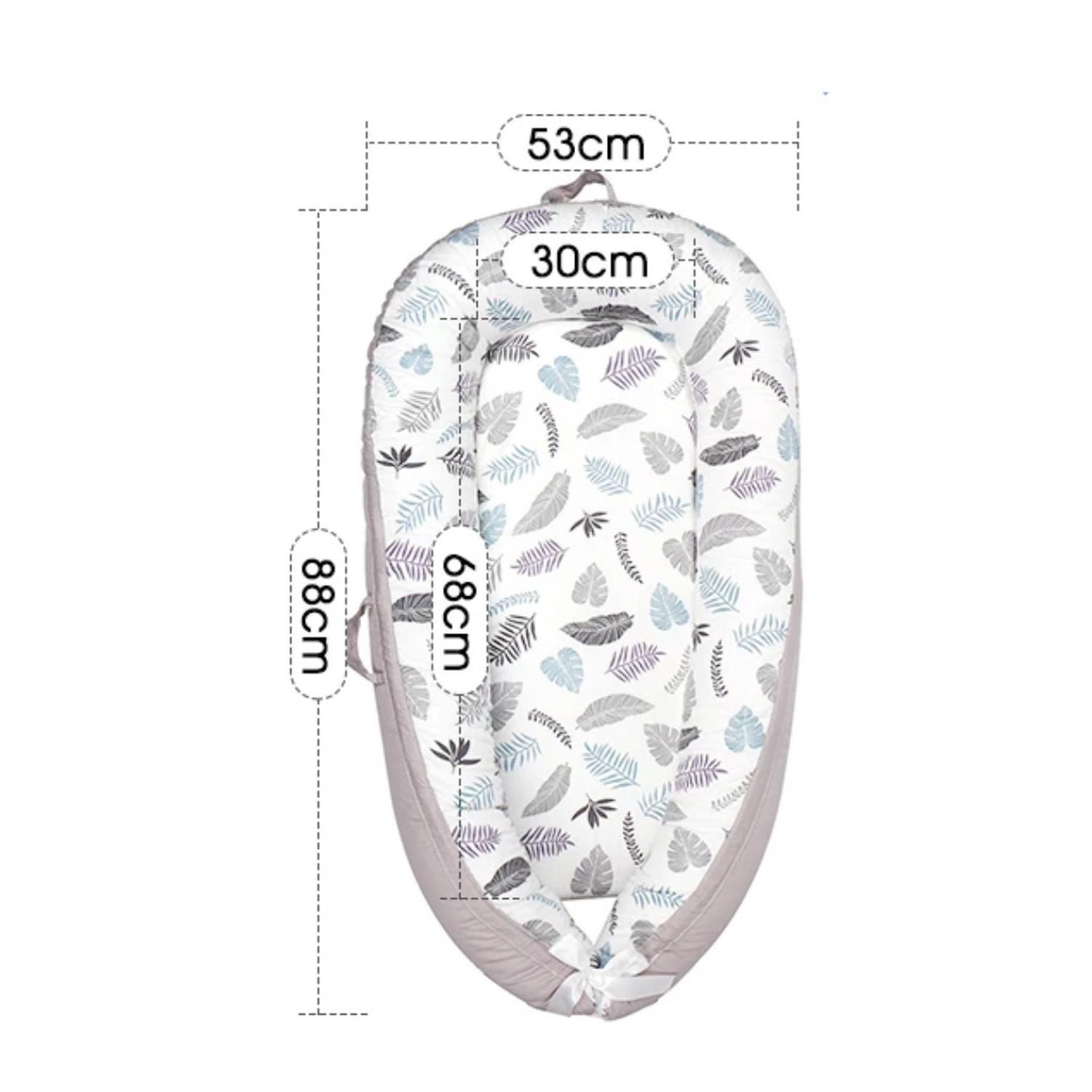 Nido Colecho Bebe Cama Cojin Diseño Diseño Selva Rosa-3