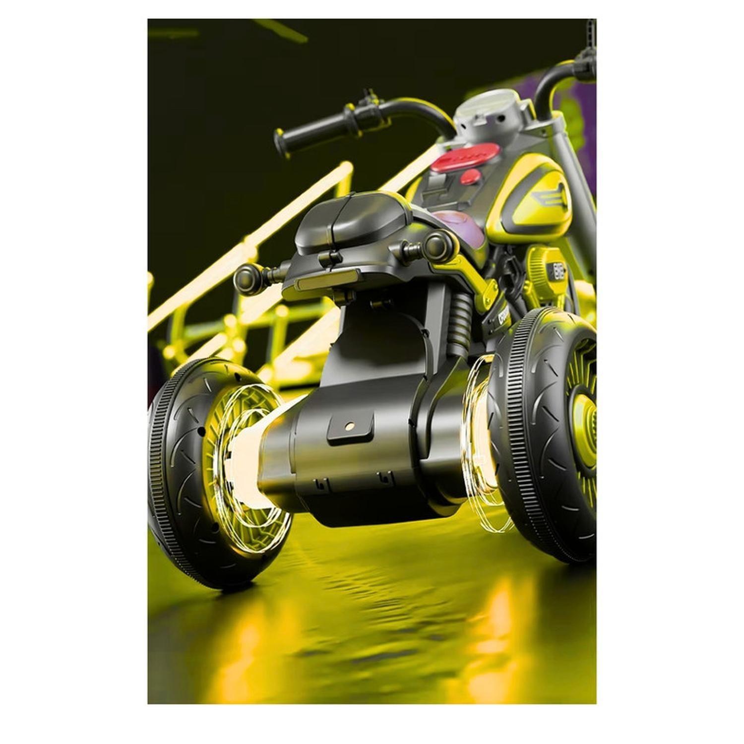 Moto Juguete Auto Electrico Infantil Bateria M818 Amarilla-3