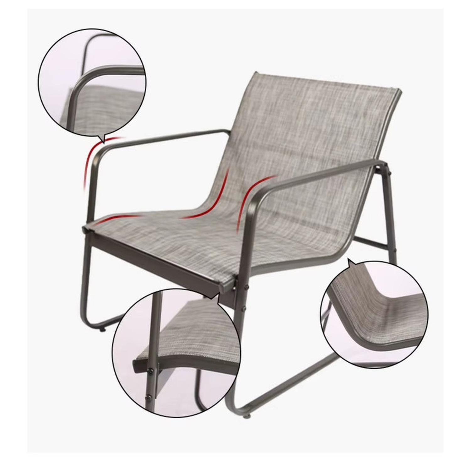 Juego De Terraza Living Malla Saint Andrew 4 Piezas Exterior-9