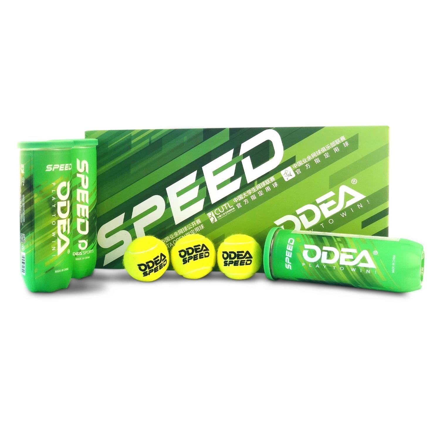 24 Tarros Pelotas De Tenis Odea Speed. 3 Pelotas X Tarro.-0