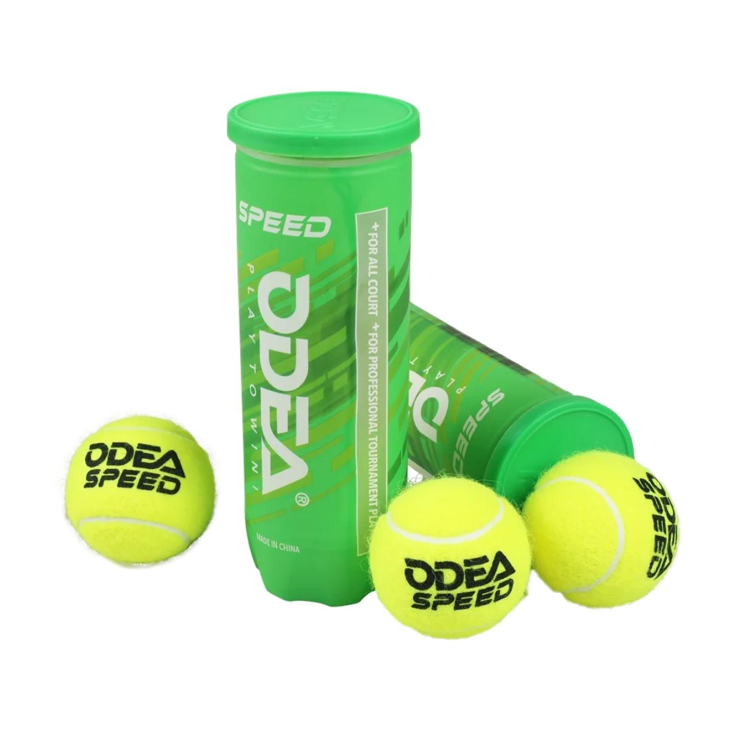 24 Tarros Pelotas De Tenis Odea Speed. 3 Pelotas X Tarro.-4