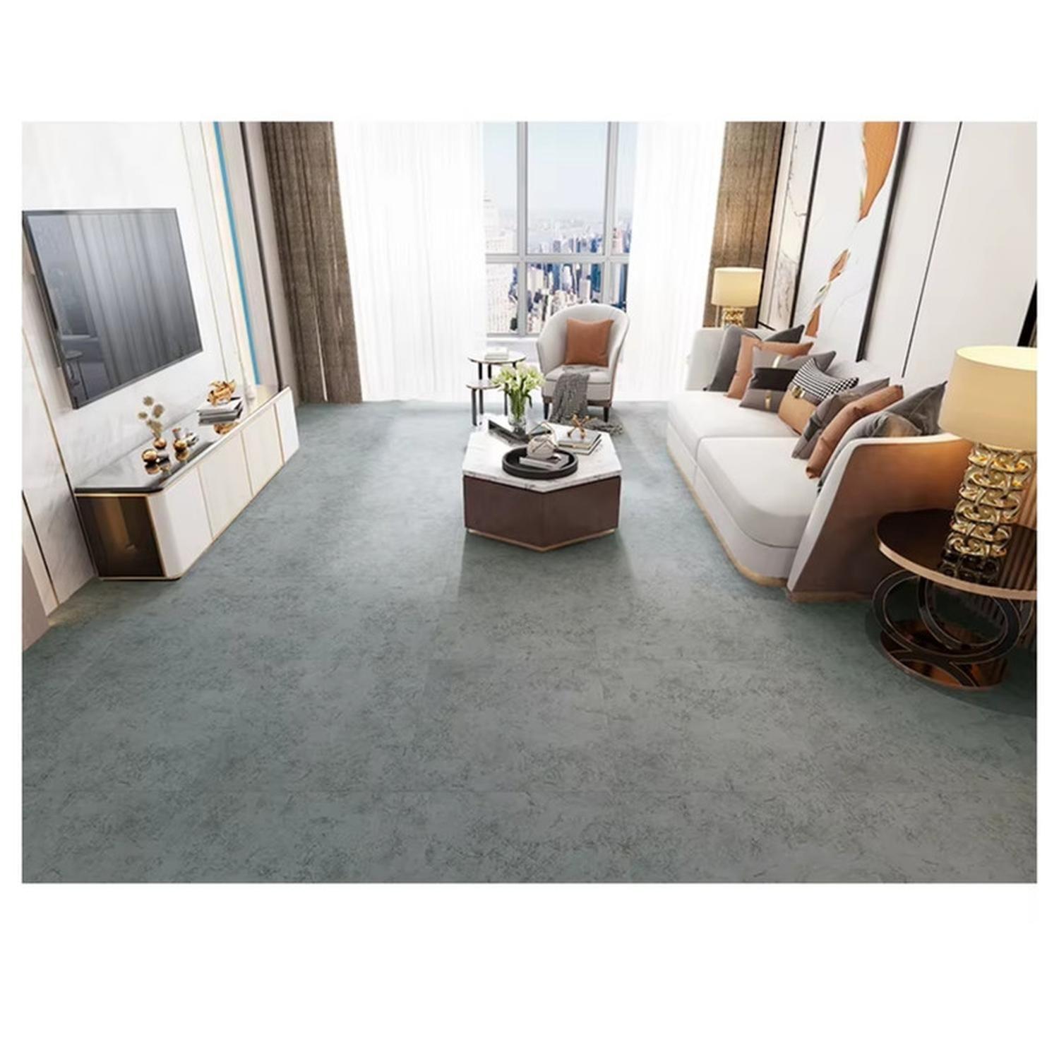 Piso Vinílico Símil Porcelanato 45,7x45,7 Gris Oscuro-3