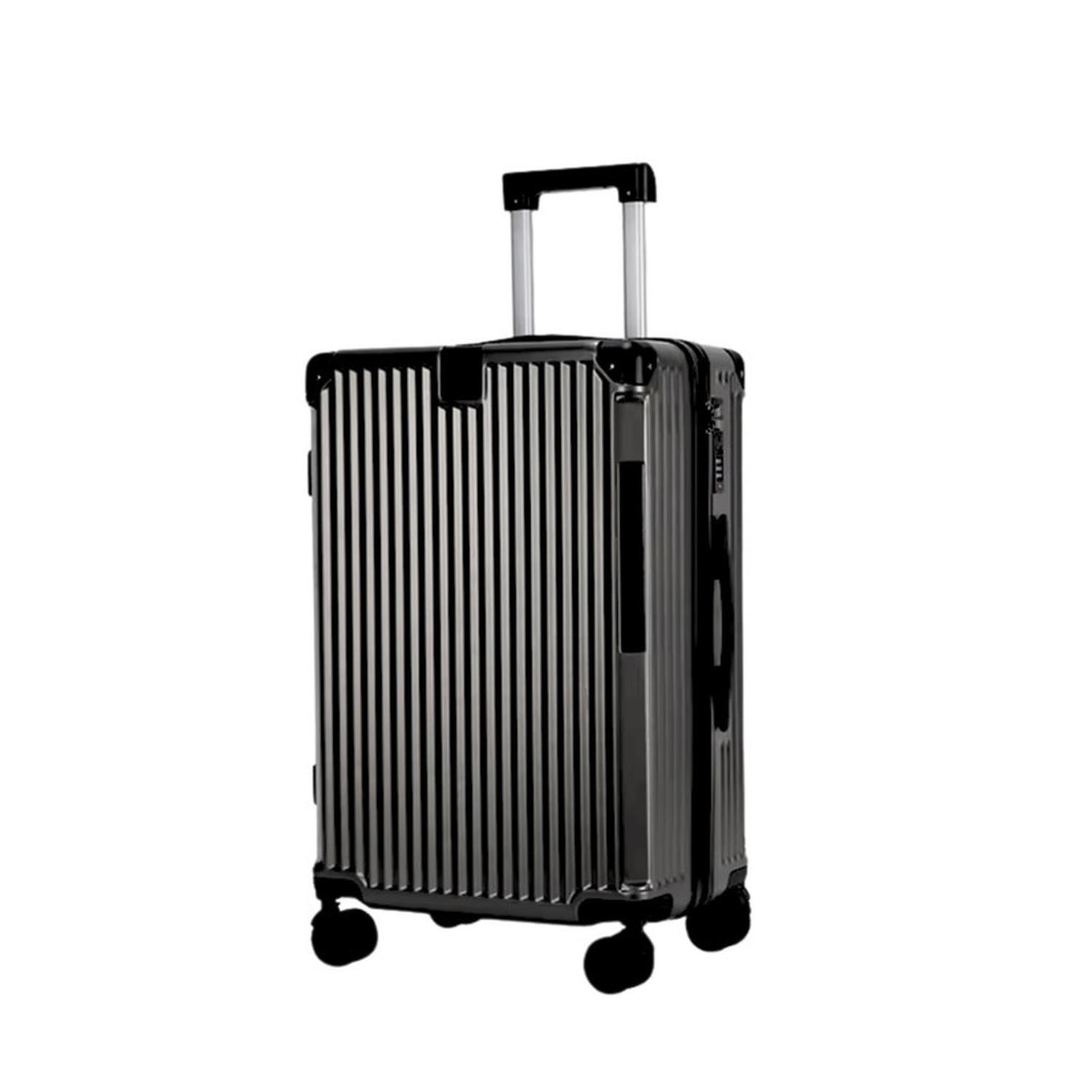 Maleta Tapa Dura Moderna 57x35x23 cm Porta Vaso USB Negra-6