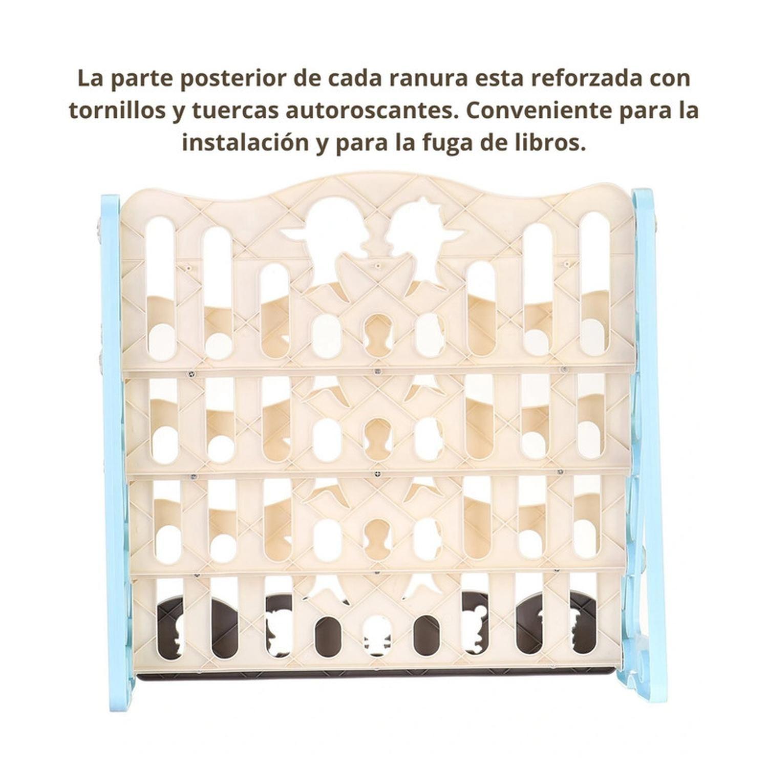 Biblioteca Infantil Estante Organizador Libros 4 Niveles-7